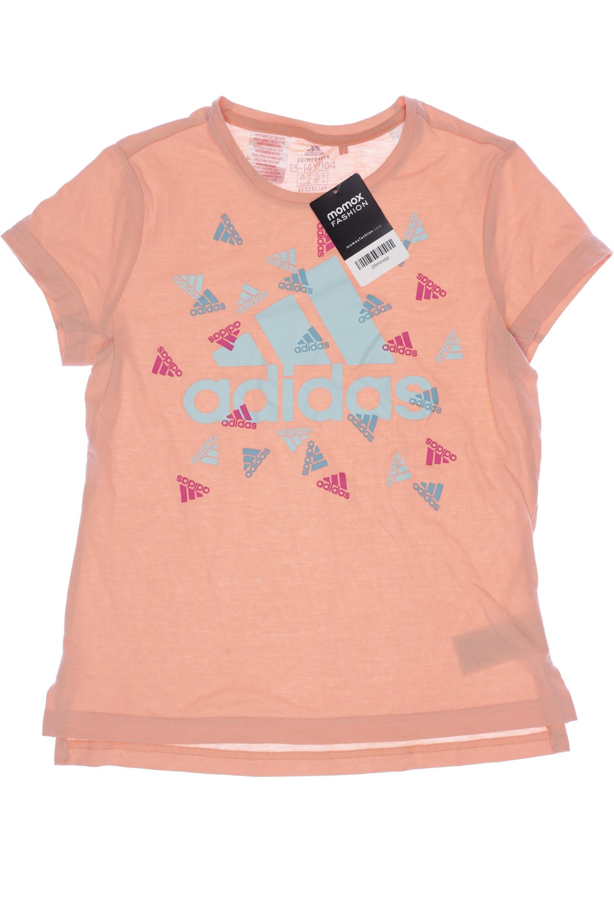 

adidas Damen T-Shirt, orange, Gr. 164
