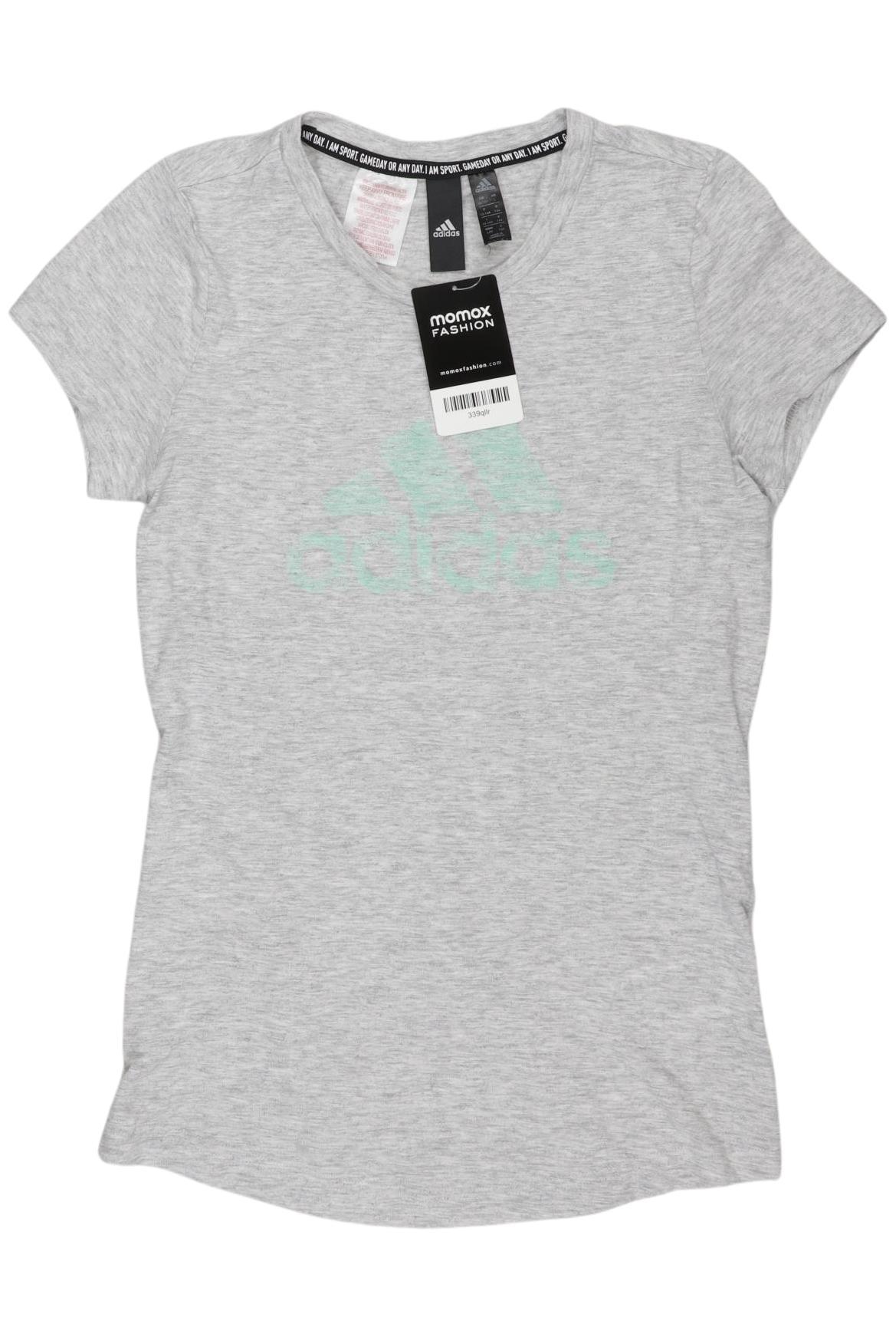 

adidas Damen T-Shirt, grau, Gr. 164