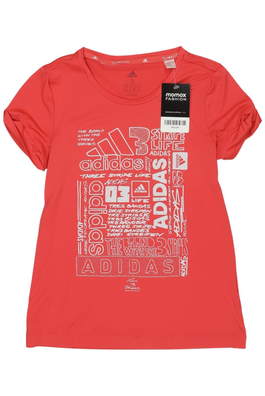 

adidas Damen T-Shirt, rot, Gr. 140