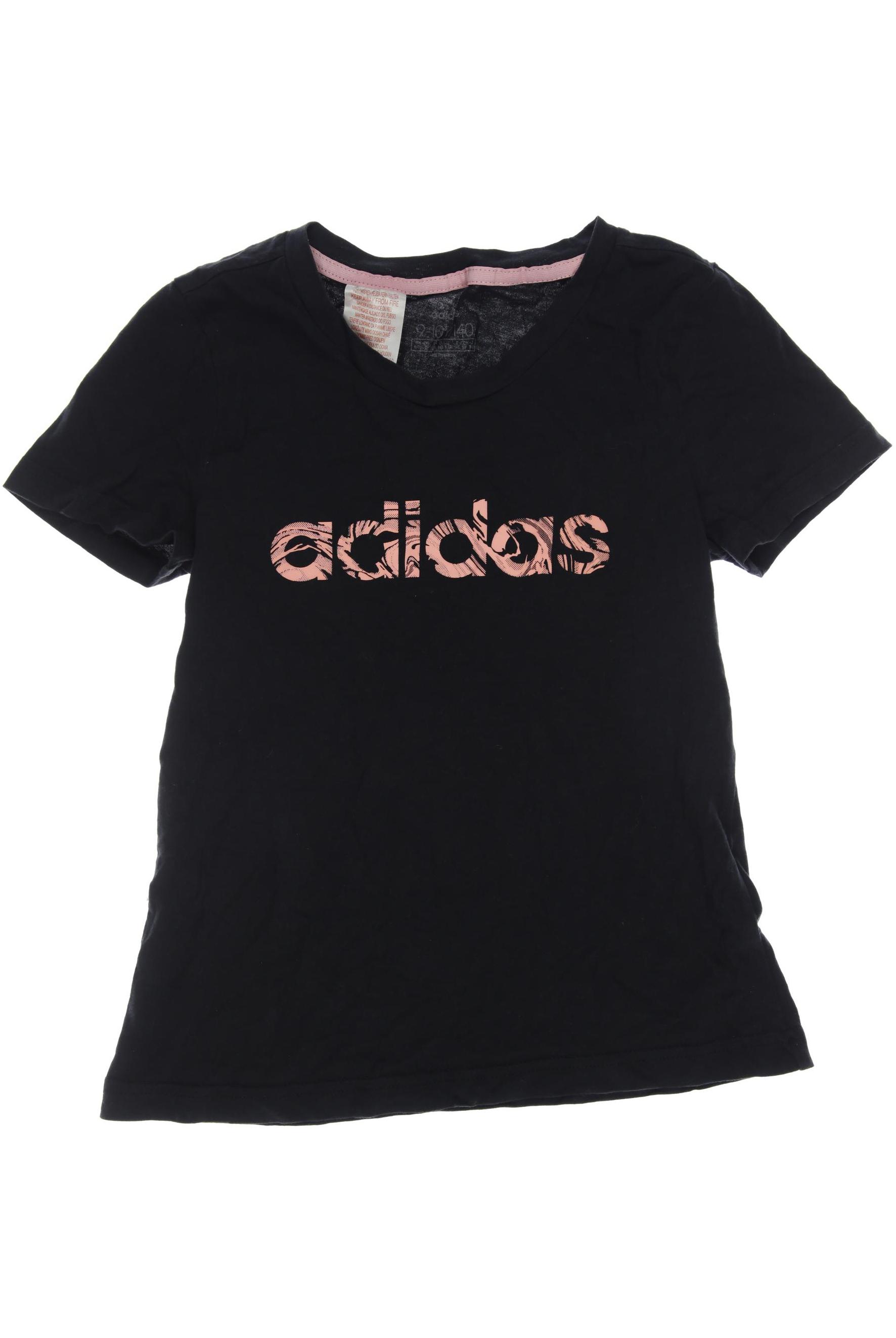 

adidas Damen T-Shirt, schwarz, Gr. 140
