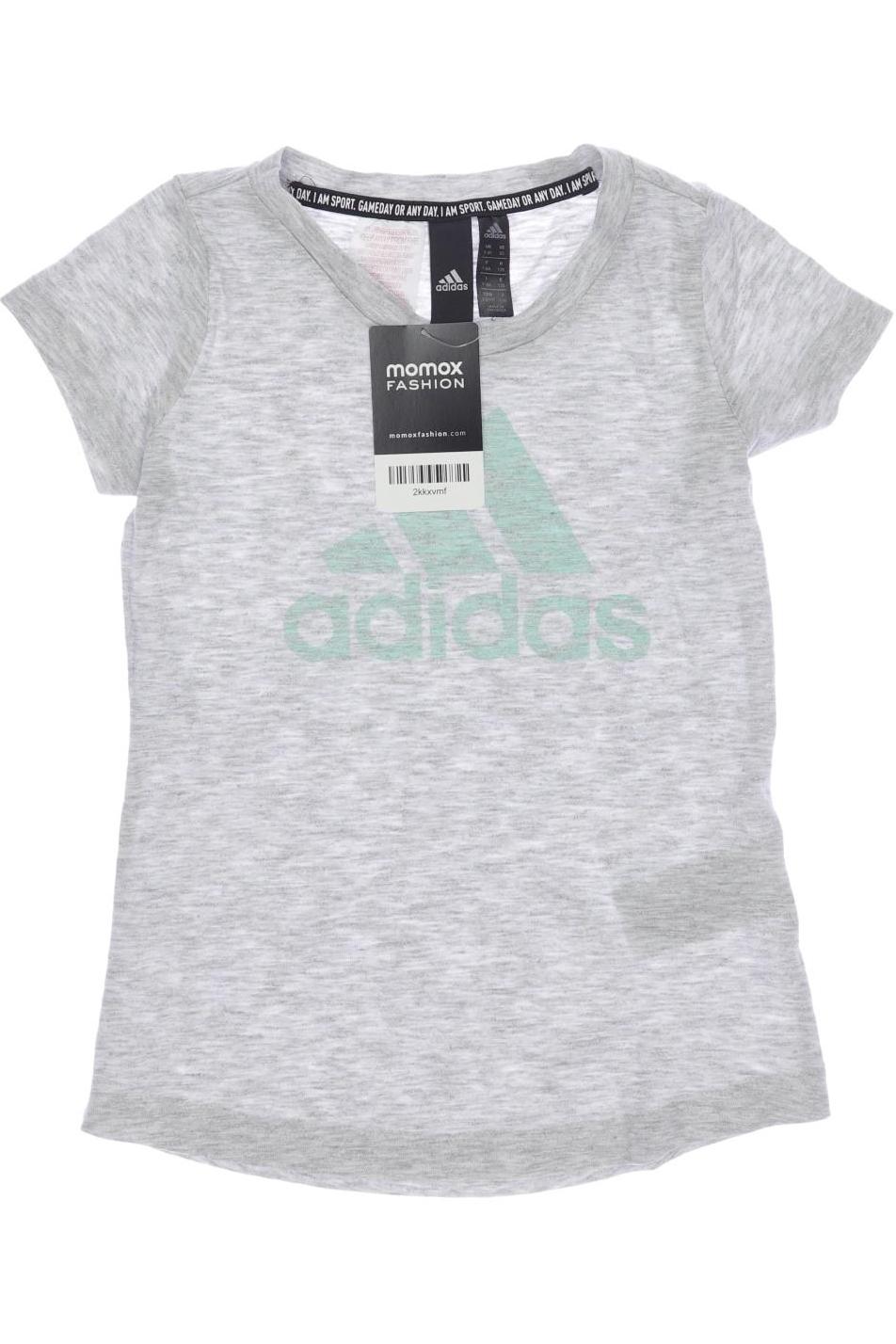 

adidas Damen T-Shirt, grau, Gr. 128