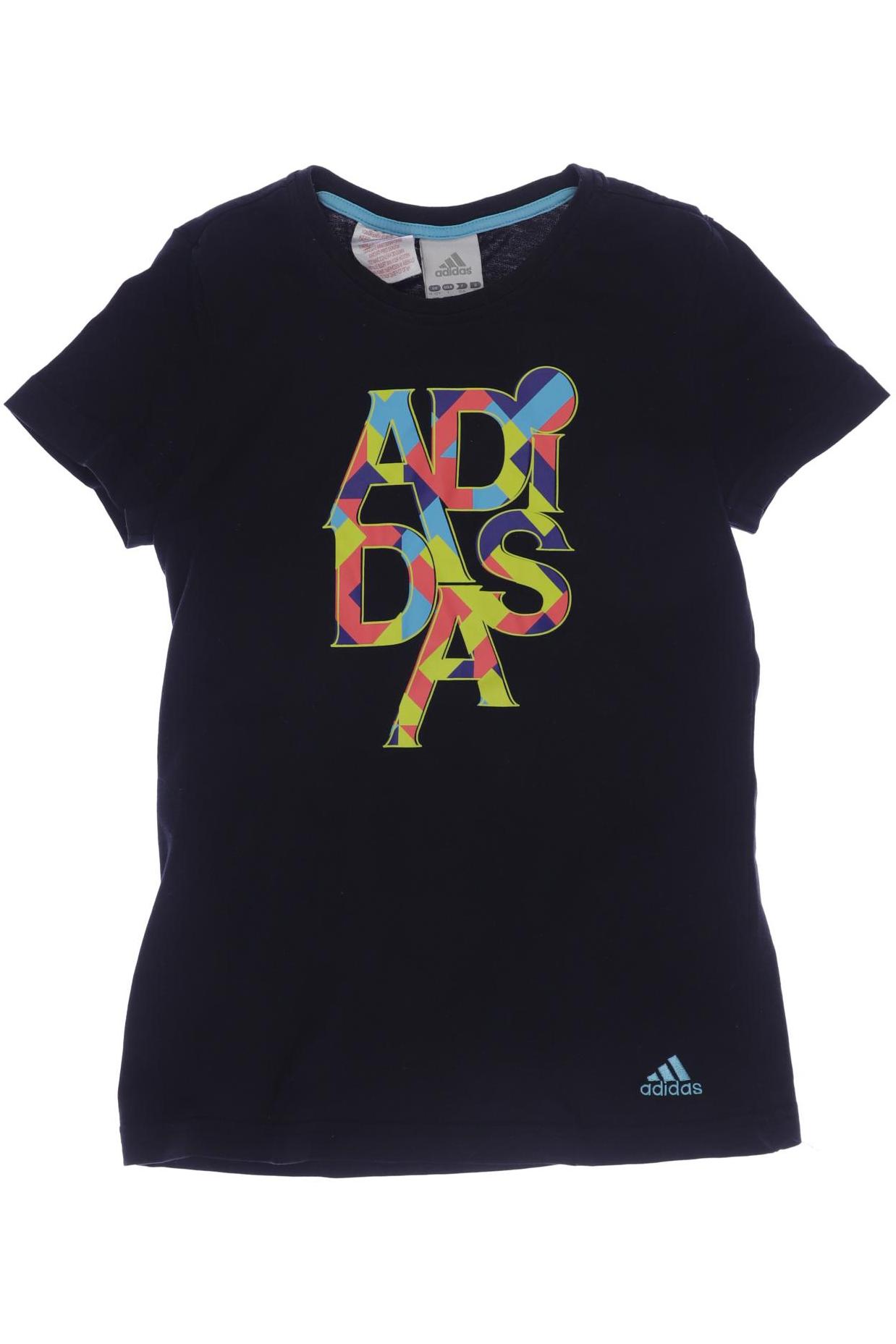 

adidas Damen T-Shirt, marineblau, Gr. 152