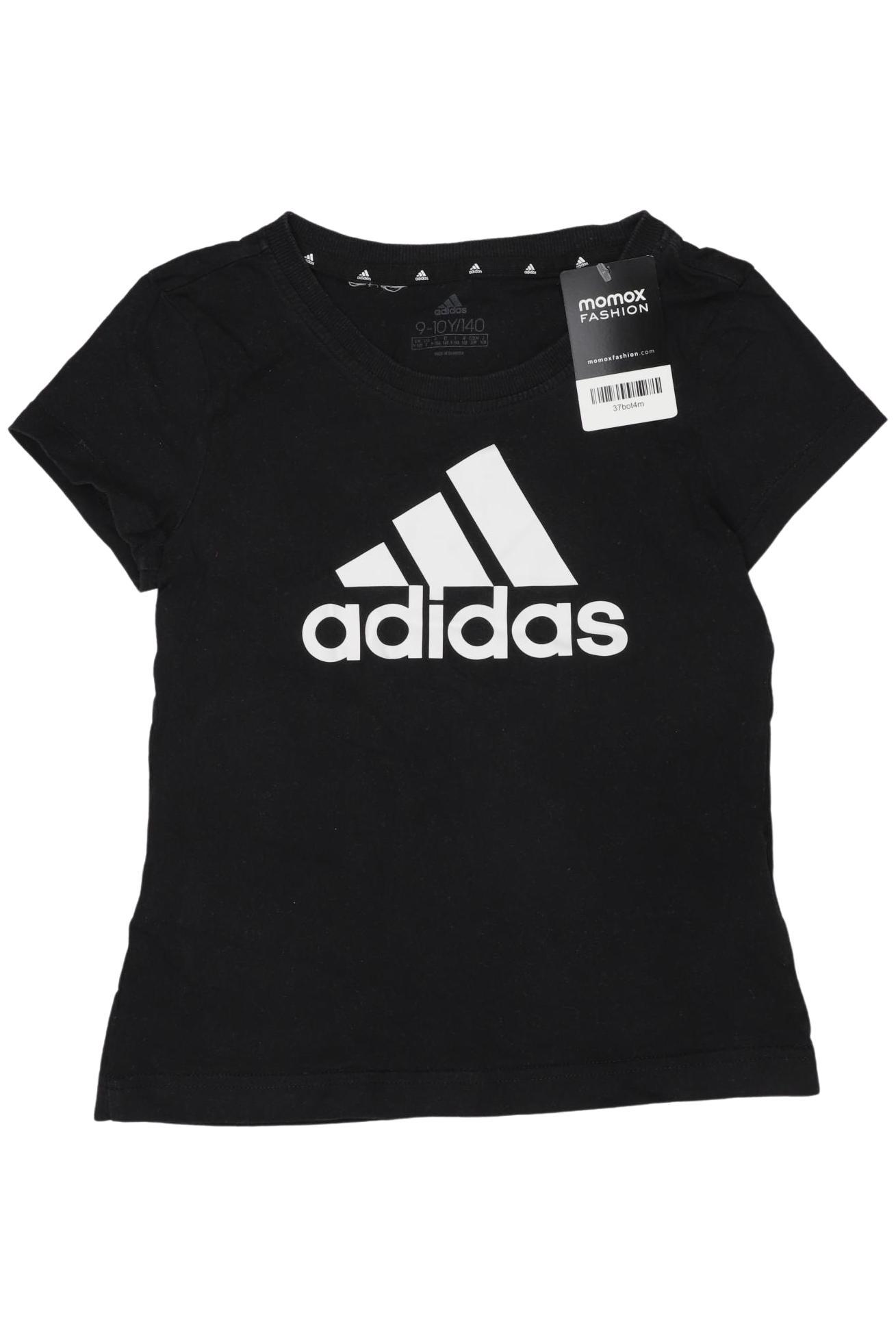 

adidas Mädchen T-Shirt, schwarz, Gr. 140