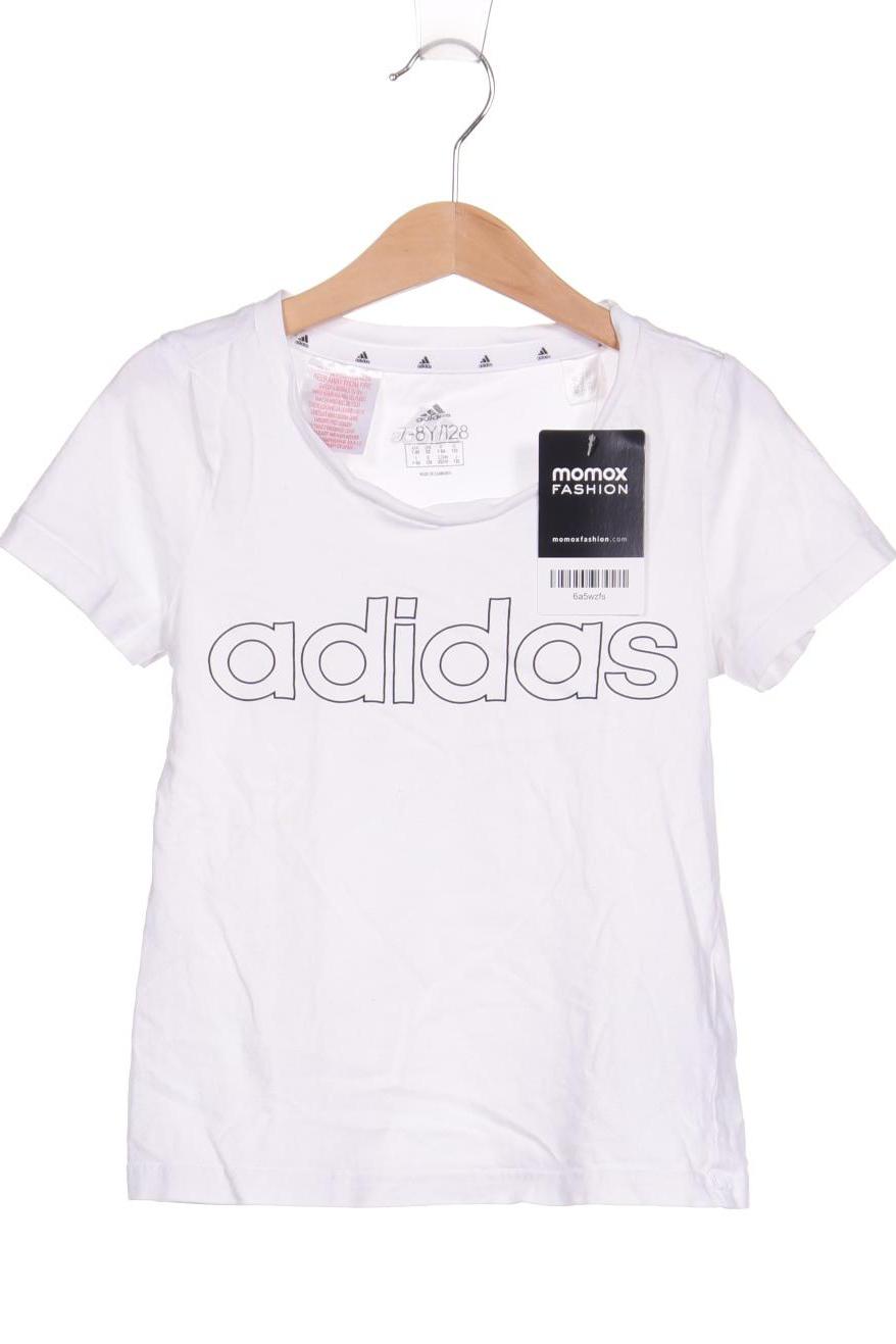 

adidas Damen T-Shirt, weiß, Gr. 128