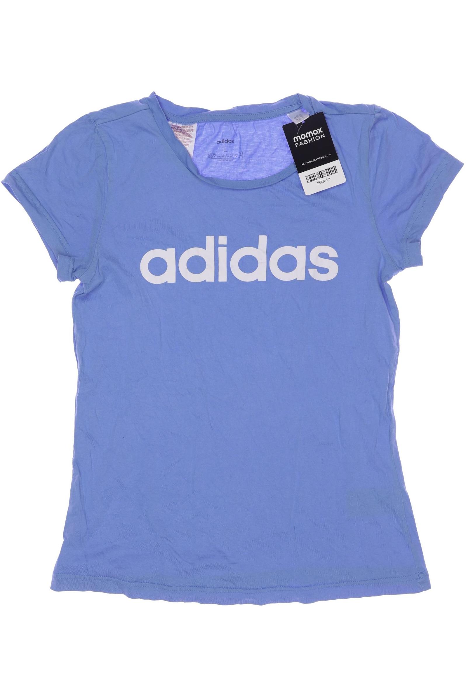 

adidas Damen T-Shirt, blau, Gr. 164