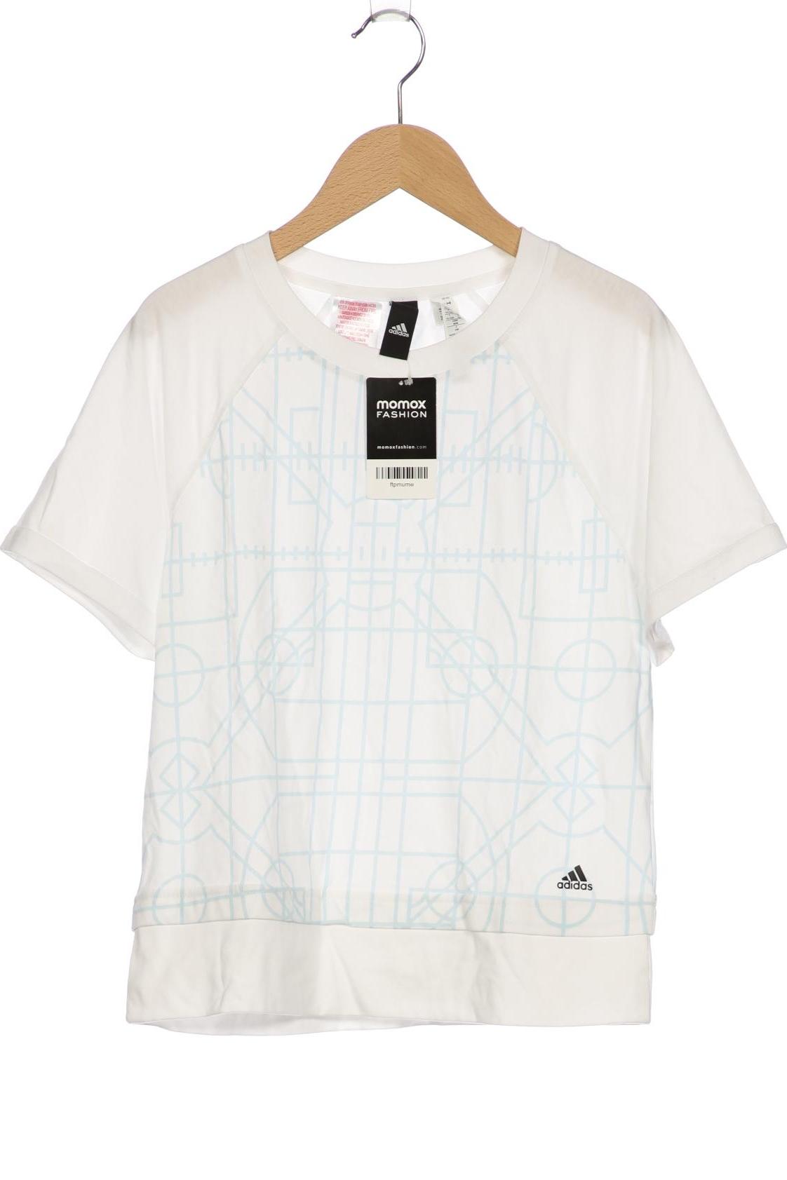 

adidas Damen T-Shirt, weiß, Gr. 152