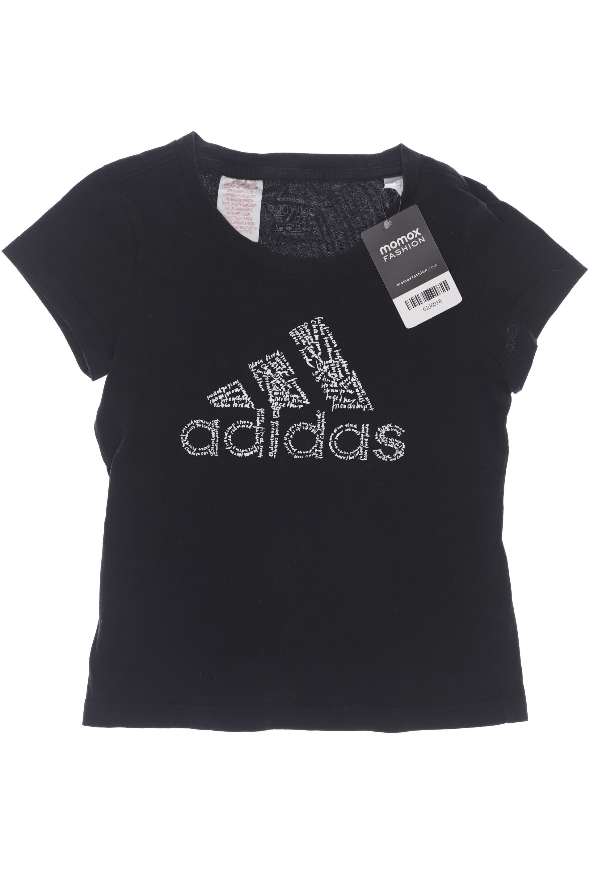 

adidas Damen T-Shirt, schwarz, Gr. 146