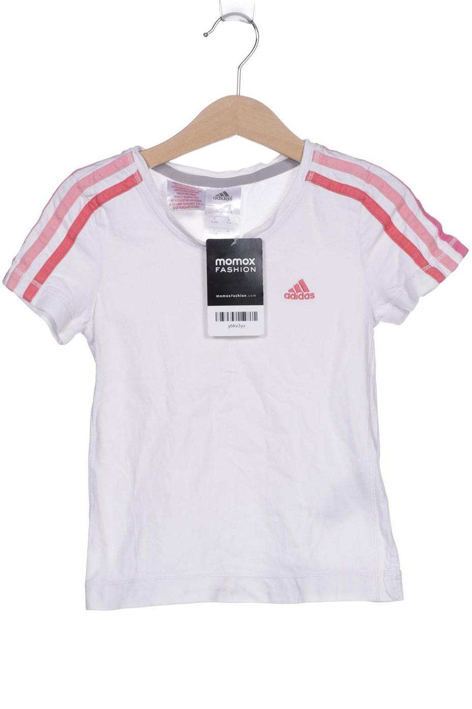 

adidas Damen T-Shirt, weiß, Gr. 116