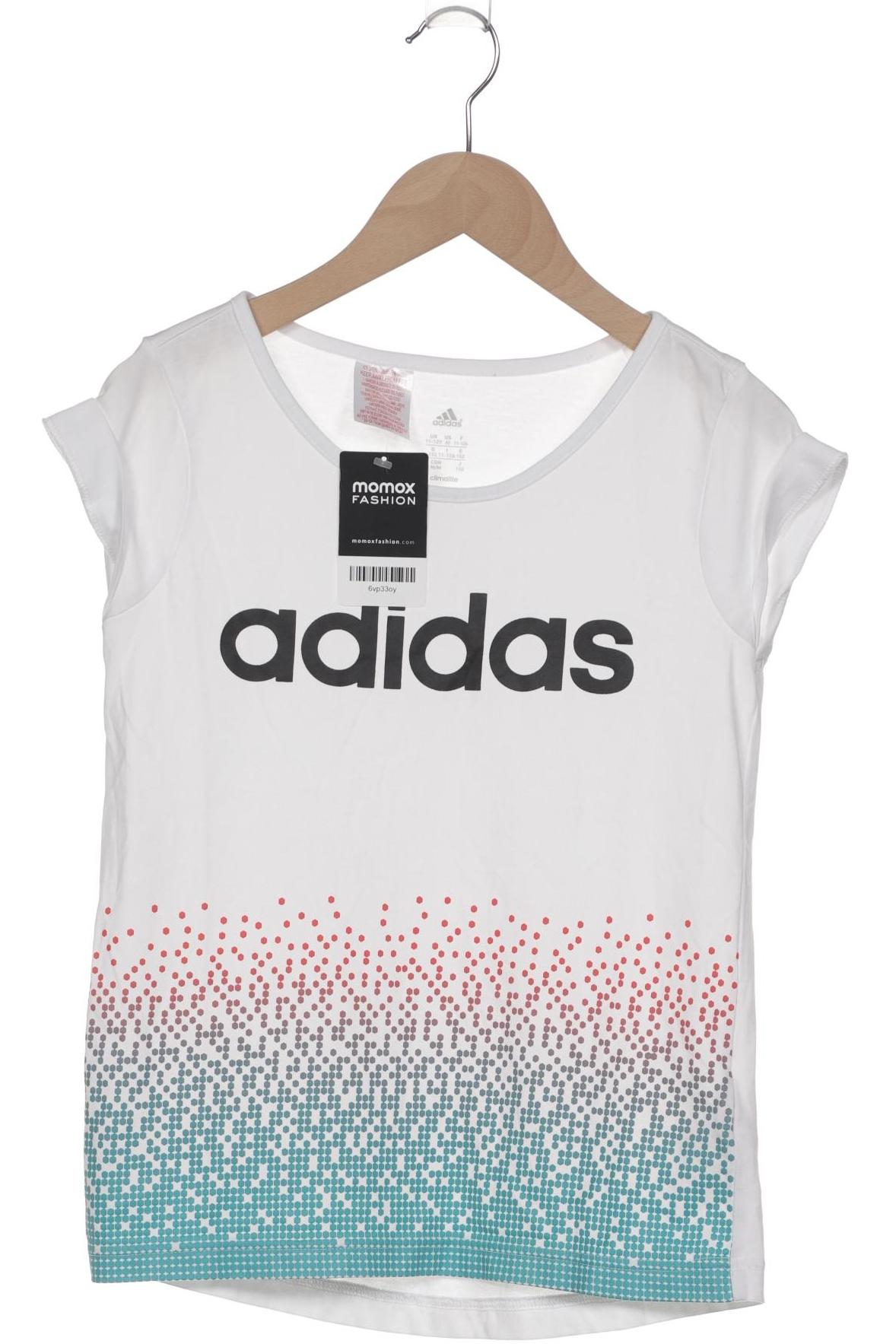 

adidas Damen T-Shirt, weiß, Gr. 152