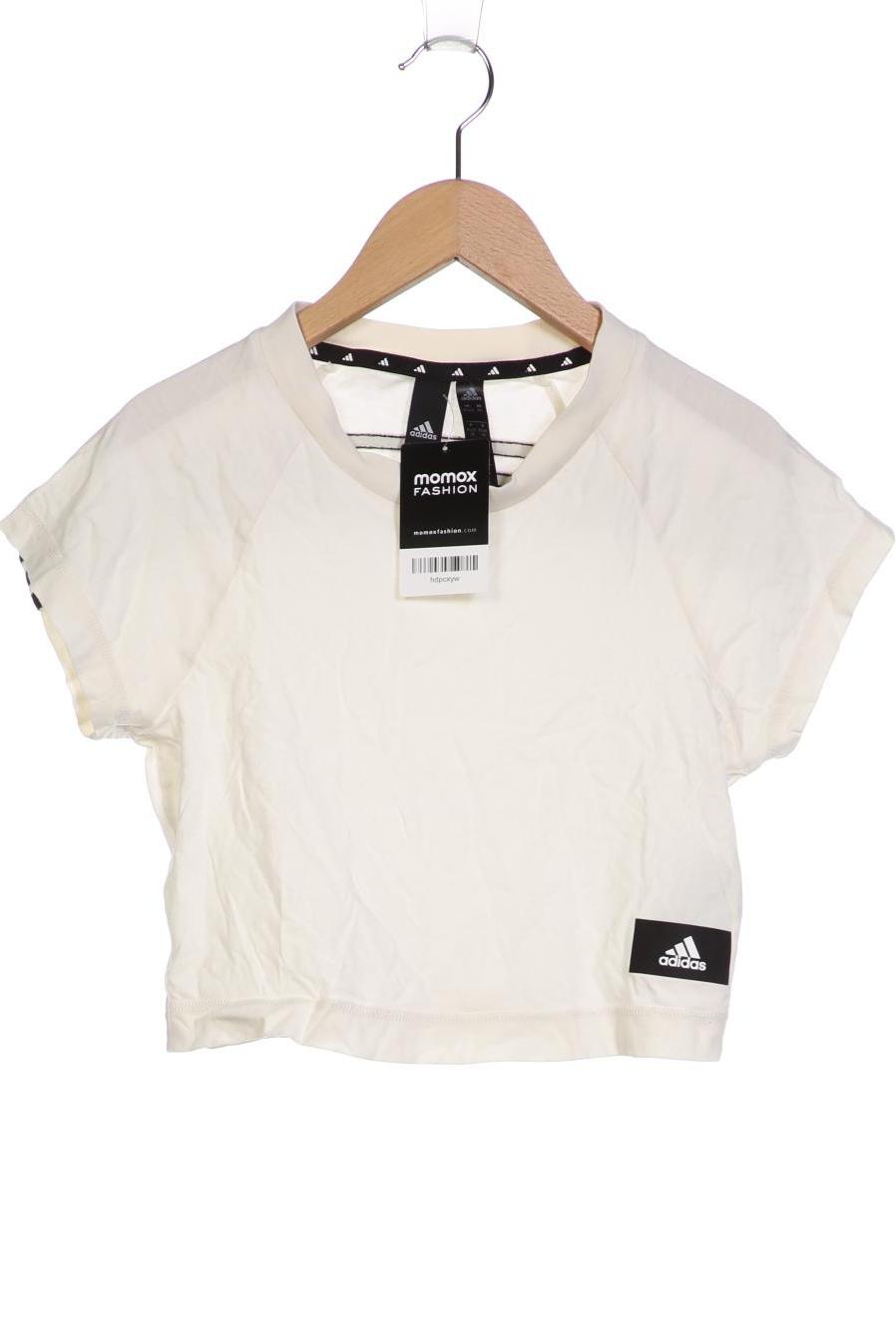 

adidas Damen T-Shirt, cremeweiß, Gr. 122