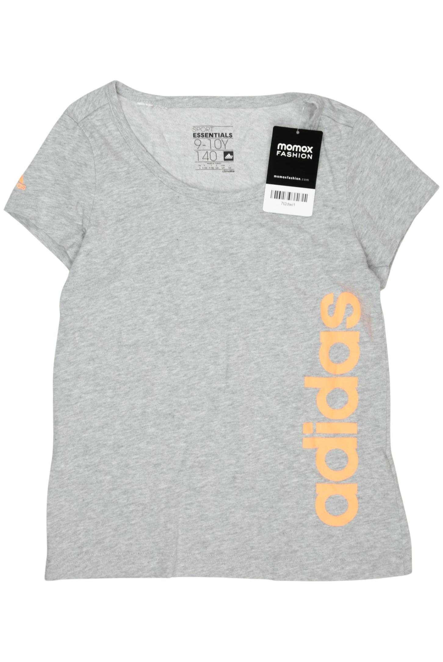 

adidas Damen T-Shirt, grau, Gr. 140
