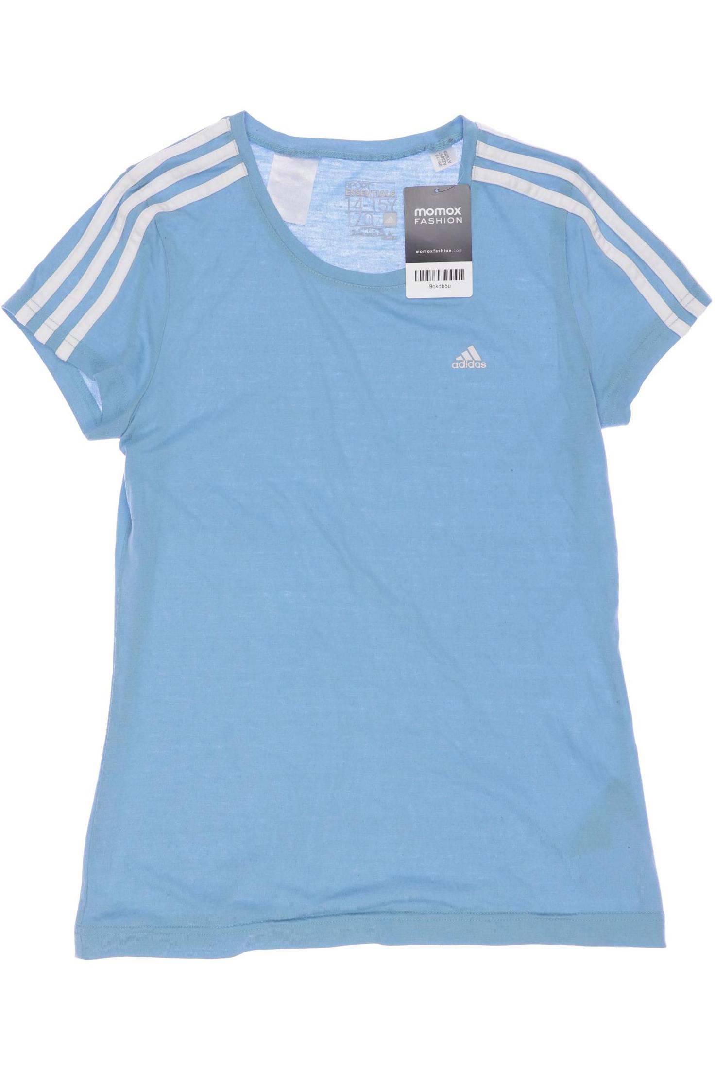 

adidas Damen T-Shirt, blau, Gr. 170