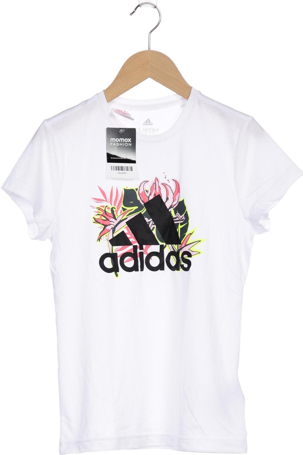 

adidas Mädchen T-Shirt, weiß