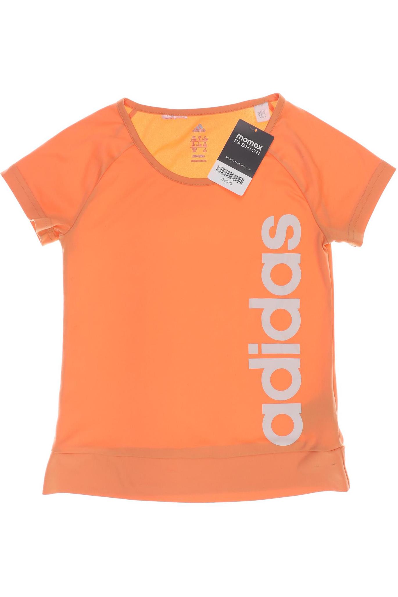 

adidas Damen T-Shirt, orange, Gr. 140