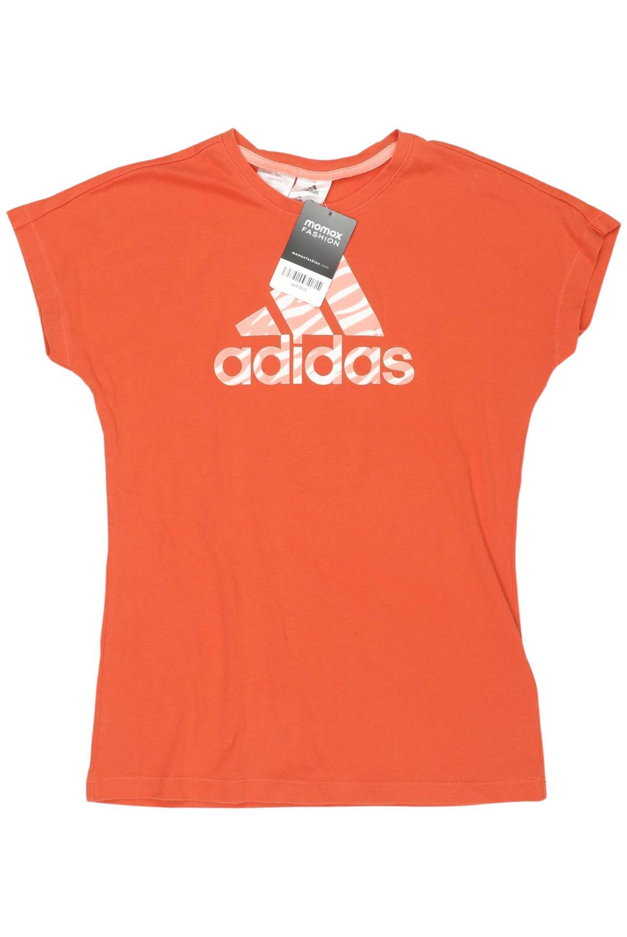 

adidas Damen T-Shirt, orange, Gr. 164