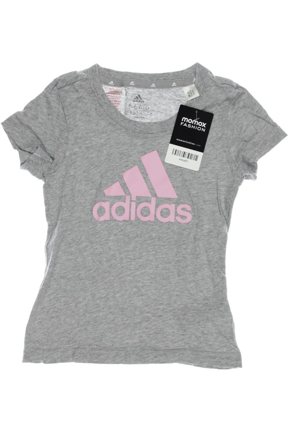 

adidas Mädchen T-Shirt, grau, Gr. 116