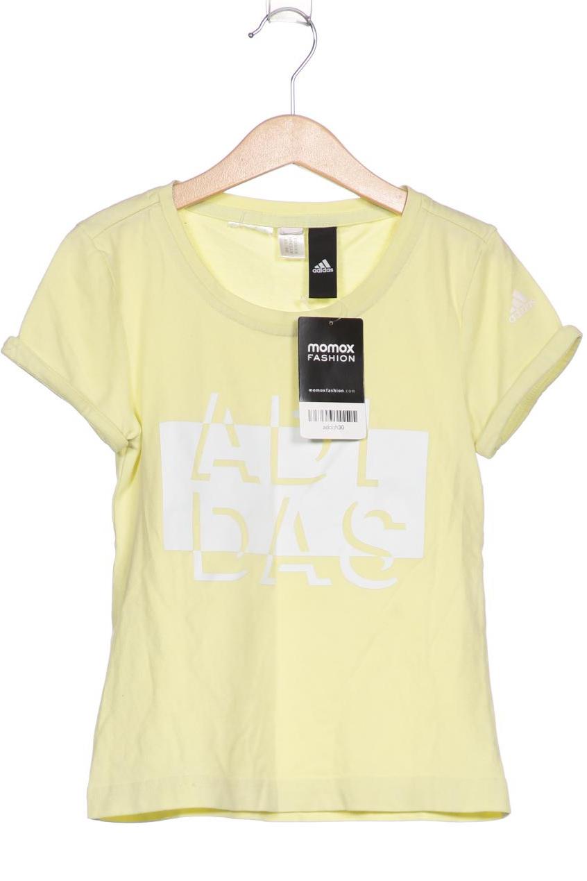 

adidas Damen T-Shirt, gelb, Gr. 116