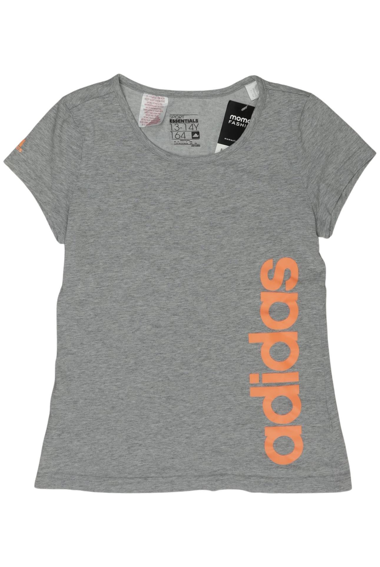 

adidas Mädchen T-Shirt, grau, Gr. 164