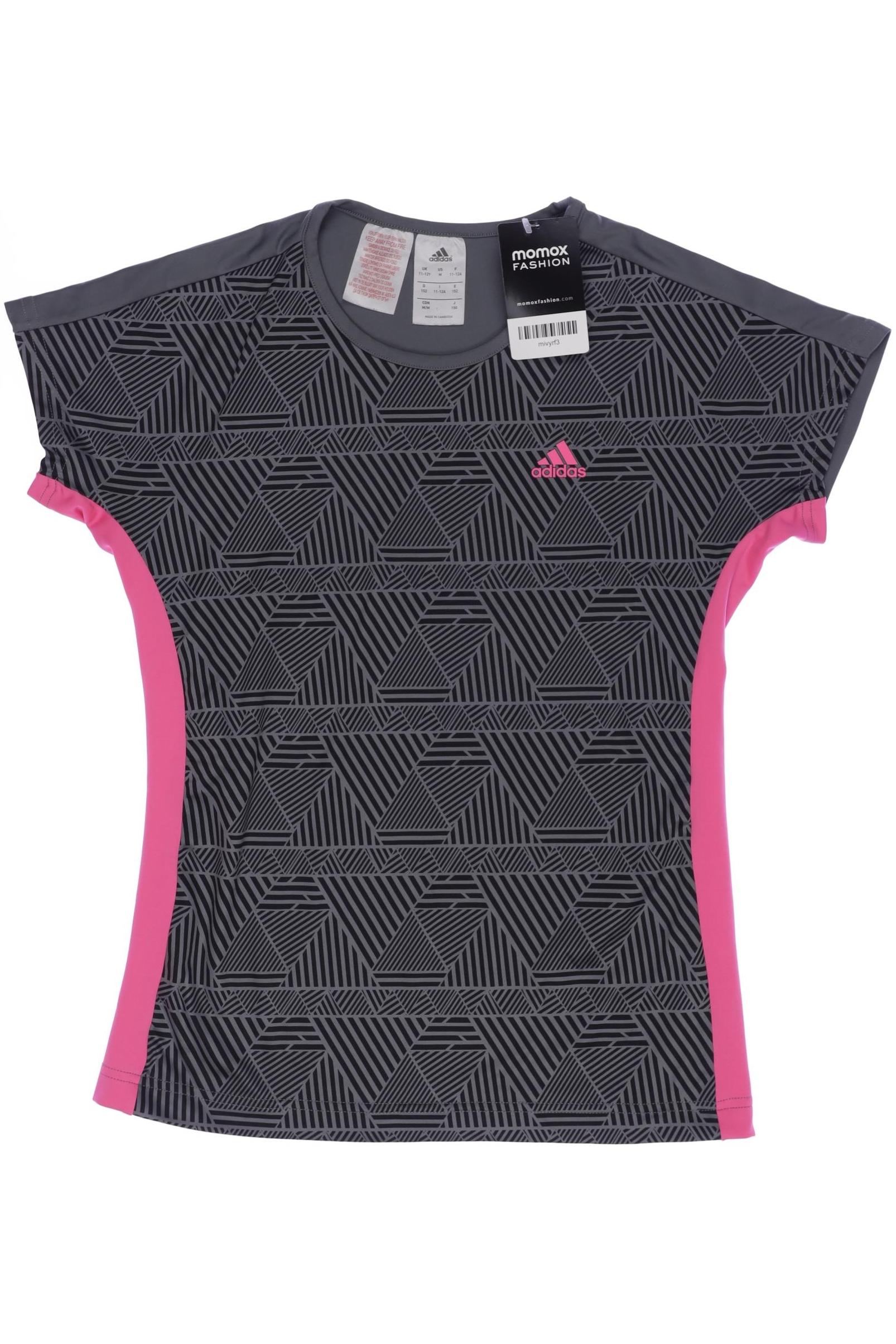 

adidas Damen T-Shirt, grau, Gr. 152