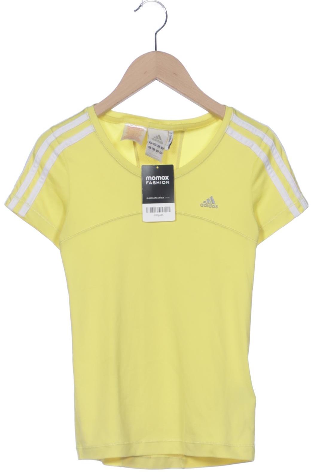 

adidas Damen T-Shirt, gelb, Gr. 152