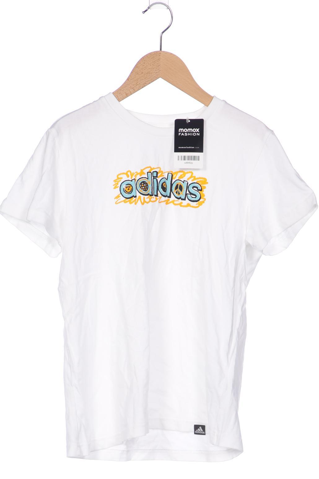 

adidas Damen T-Shirt, weiß, Gr. 134