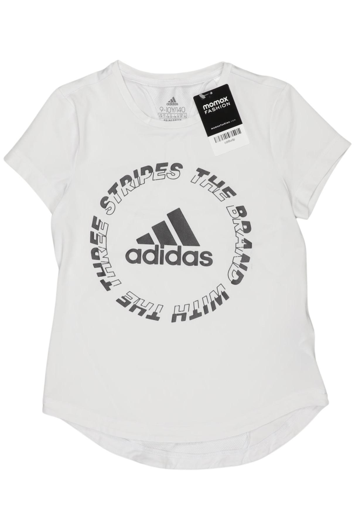 

adidas Damen T-Shirt, weiß, Gr. 140