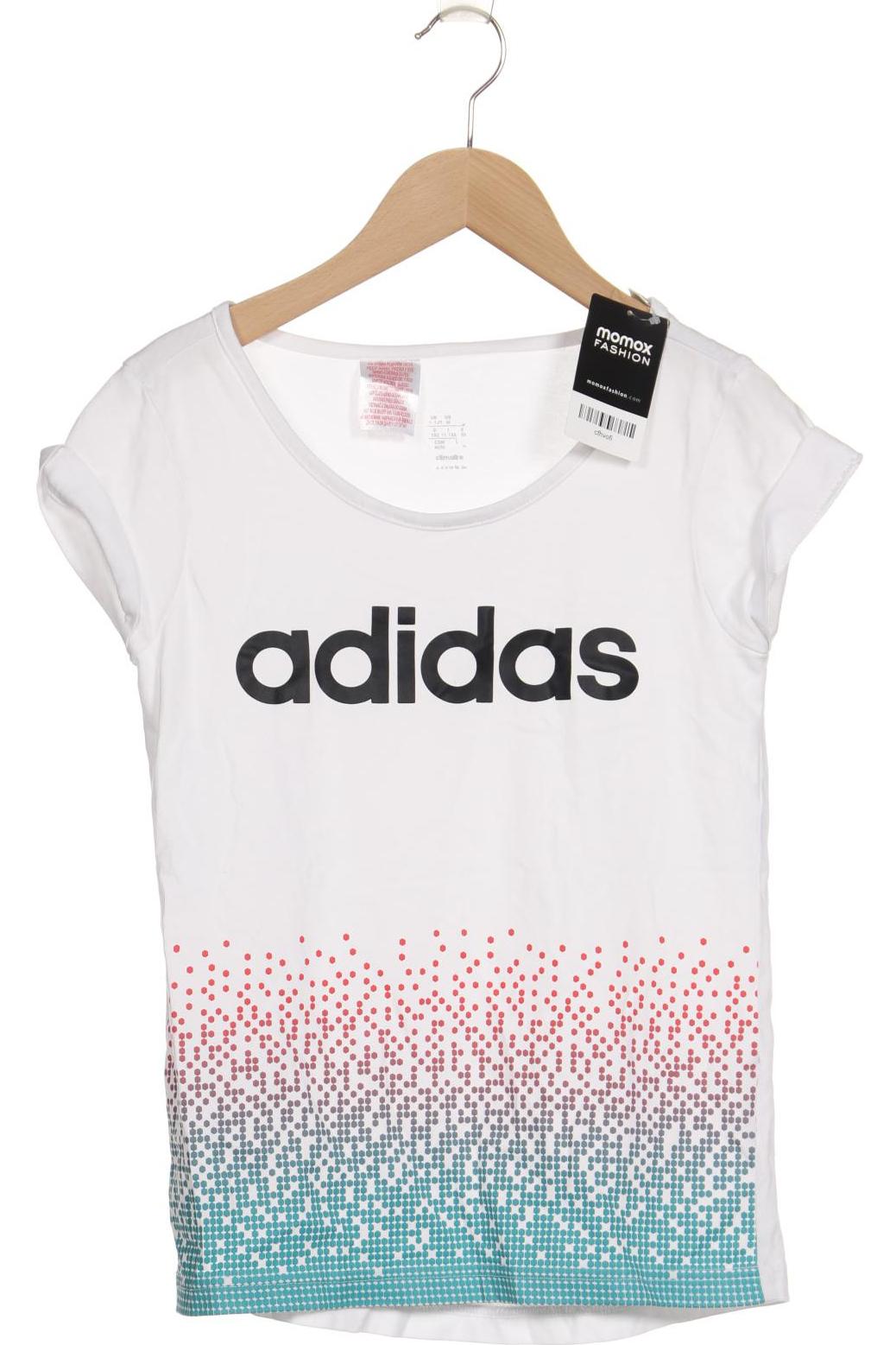 

adidas Damen T-Shirt, weiß, Gr. 152