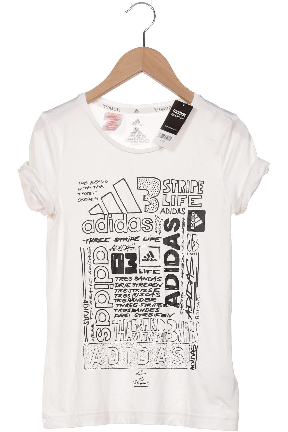 

adidas Damen T-Shirt, weiß, Gr. 152