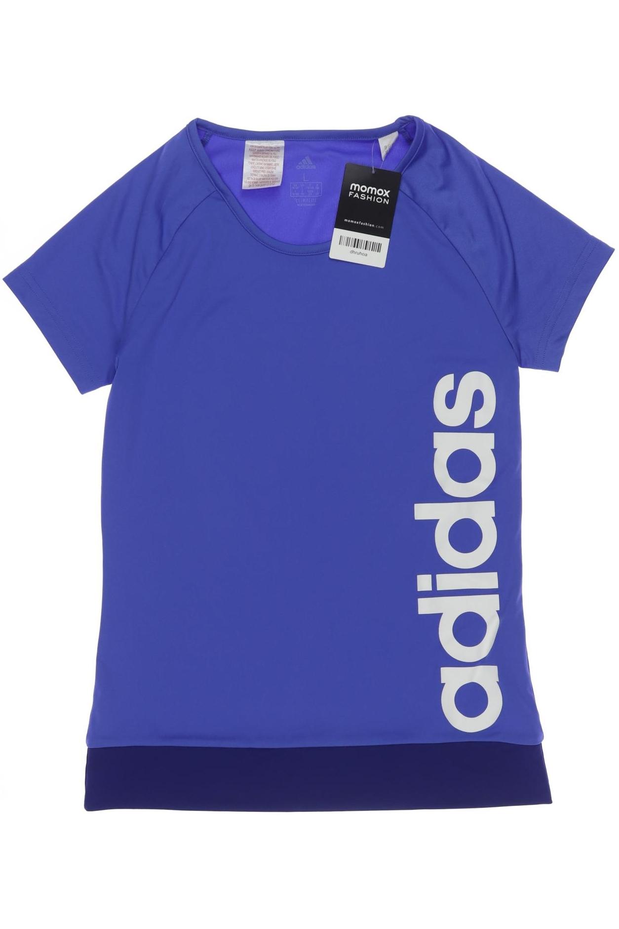 

adidas Damen T-Shirt, blau, Gr. 164