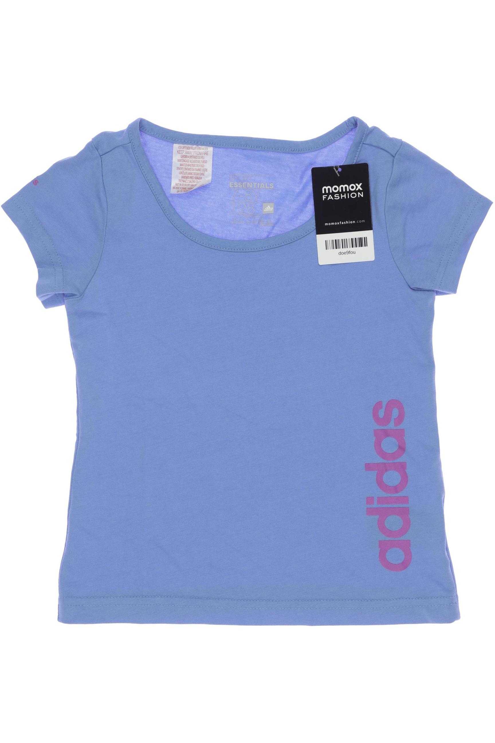 

adidas Damen T-Shirt, blau, Gr. 128