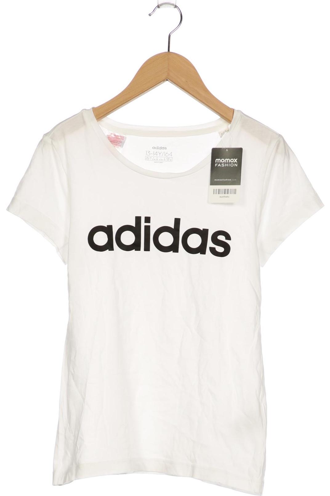

adidas Damen T-Shirt, weiß, Gr. 164