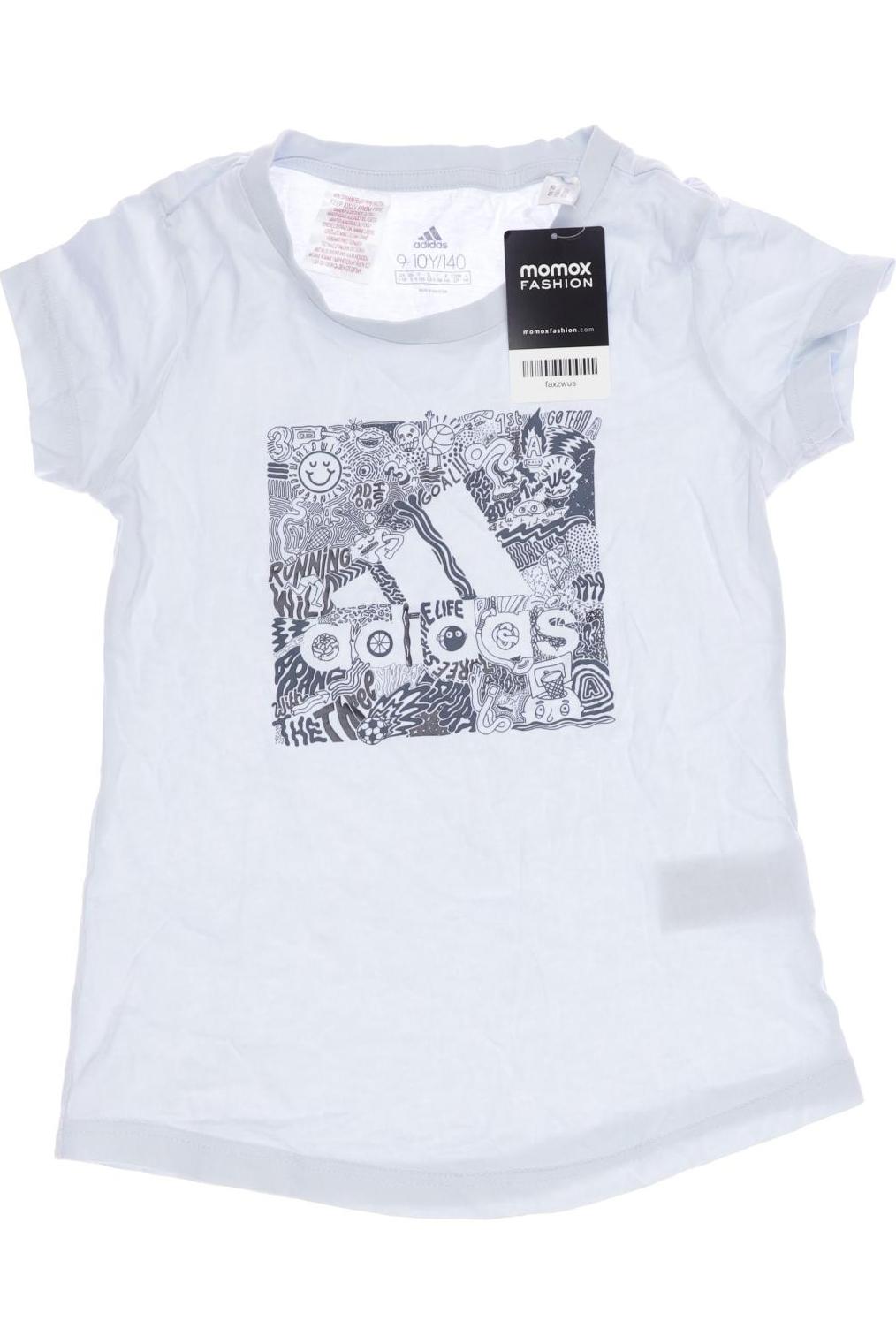 

adidas Damen T-Shirt, hellblau, Gr. 140
