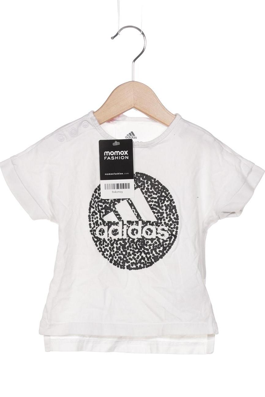 

adidas Damen T-Shirt, weiß, Gr. 80