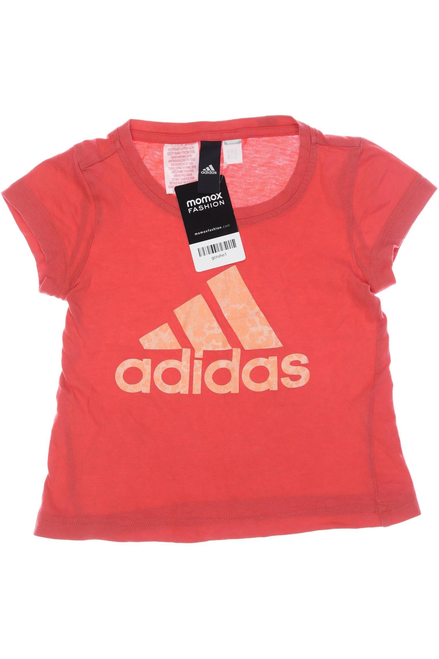 

adidas Damen T-Shirt, orange, Gr. 122