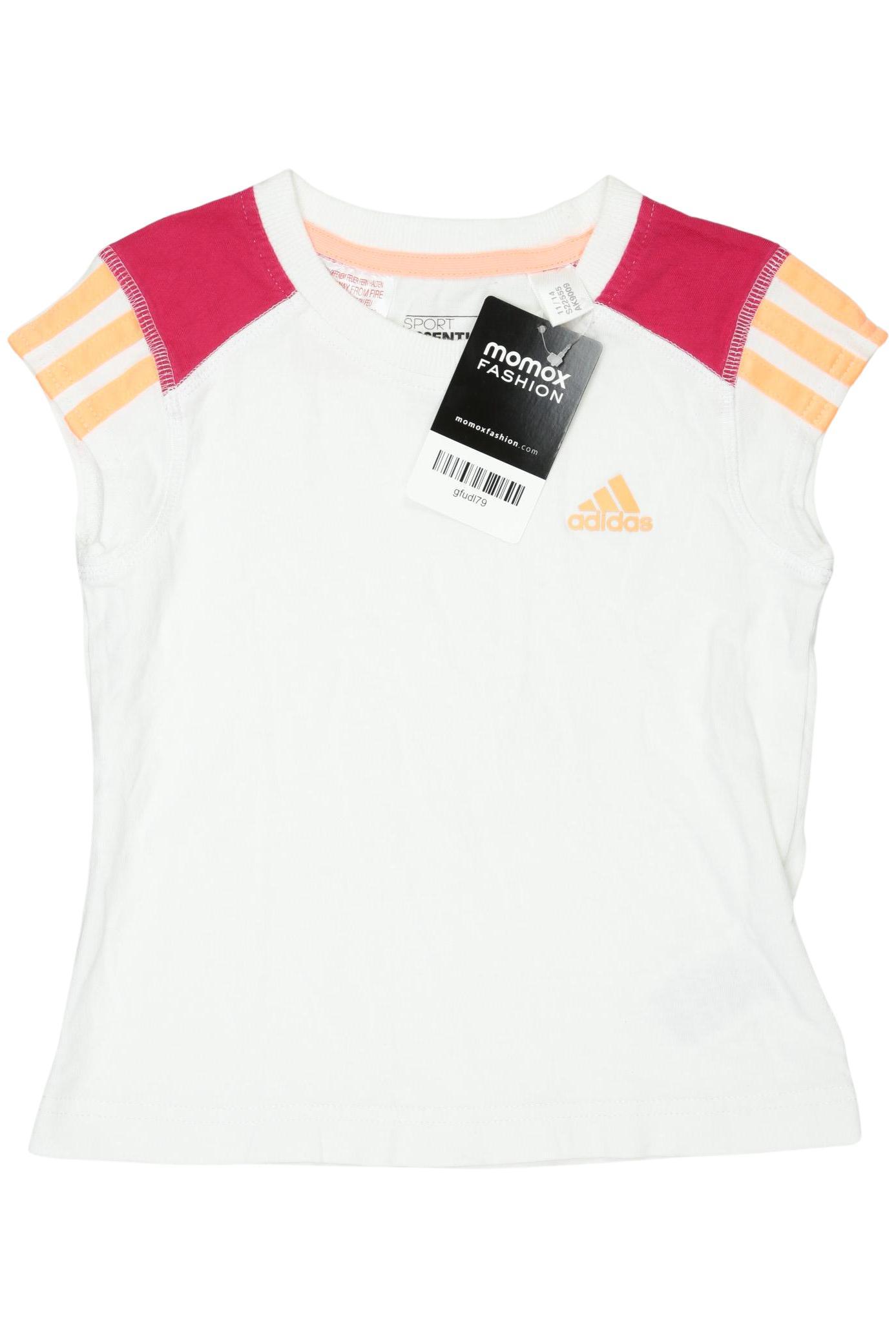 

adidas Damen T-Shirt, weiß, Gr. 116