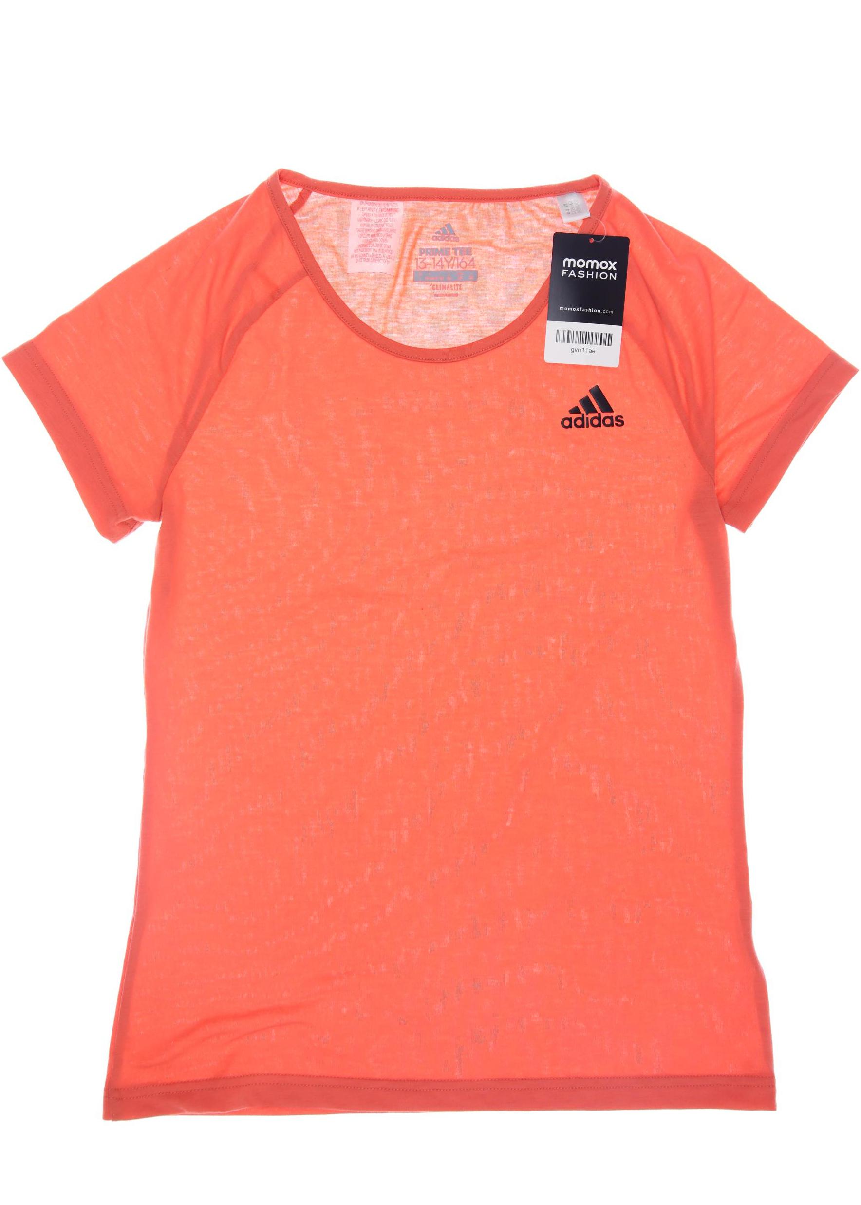 

adidas Damen T-Shirt, orange, Gr. 164