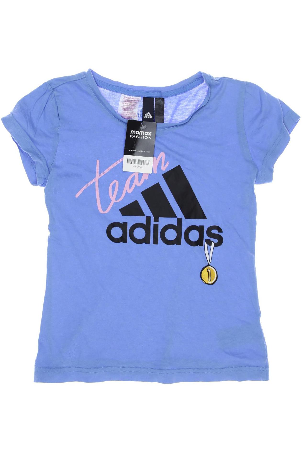 

adidas Damen T-Shirt, blau, Gr. 152