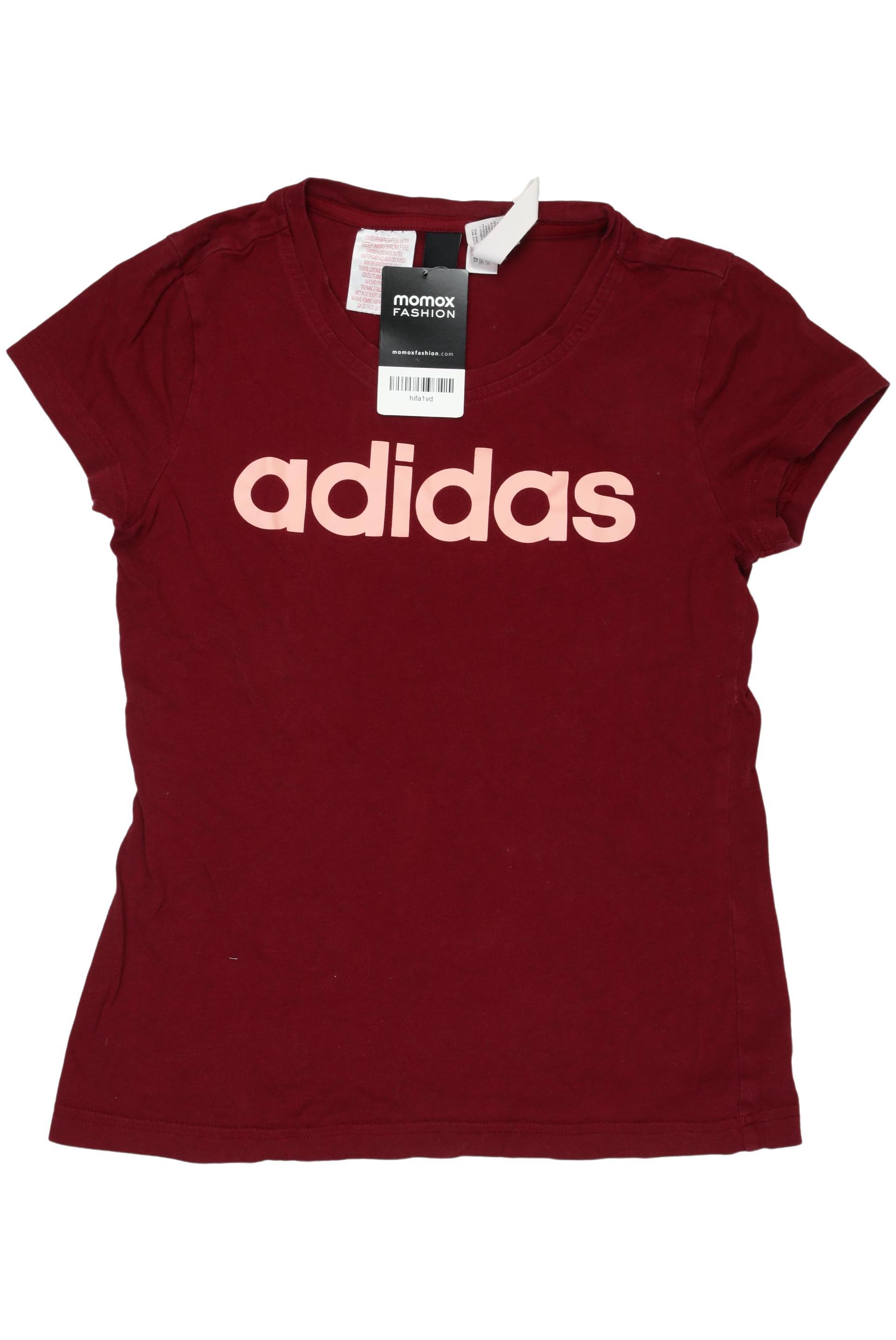 

adidas Damen T-Shirt, bordeaux, Gr. 164