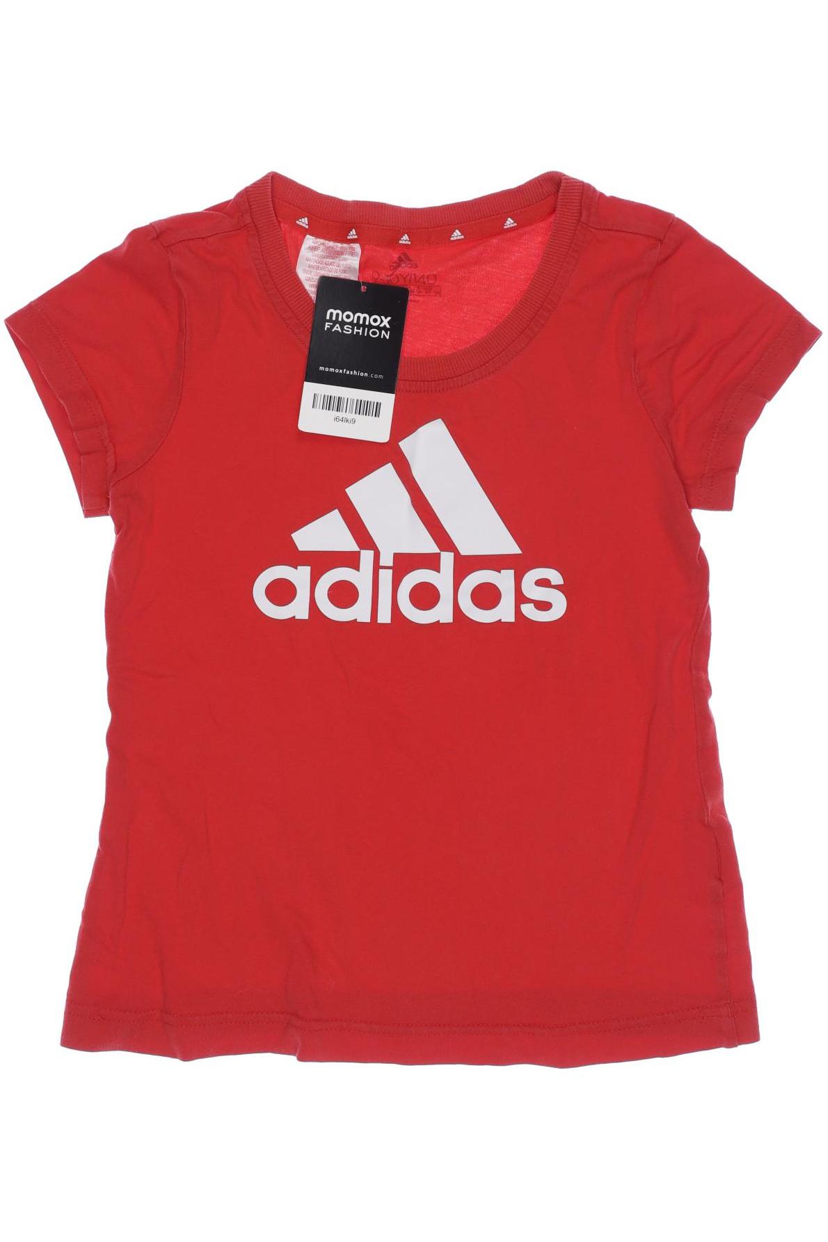 

adidas Damen T-Shirt, rot, Gr. 140