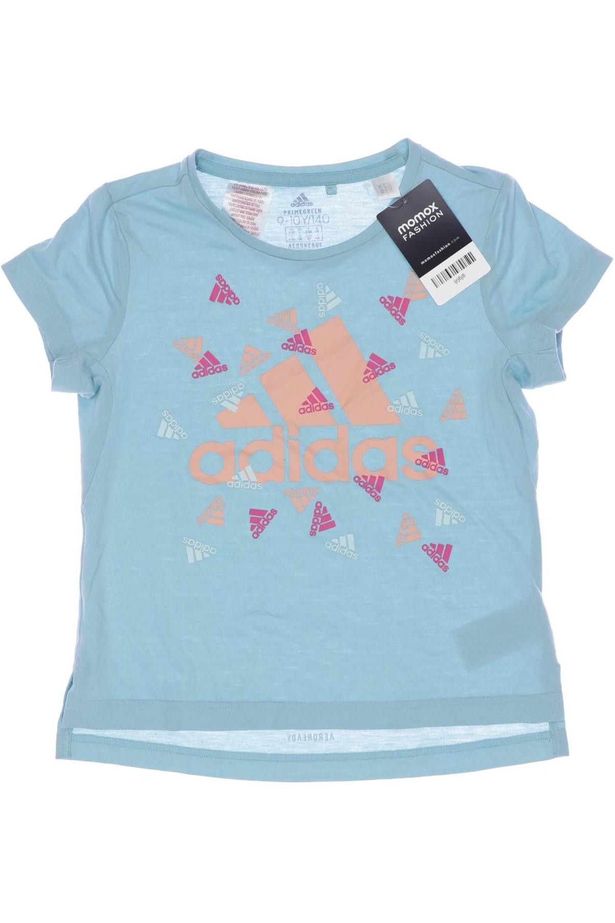 

adidas Damen T-Shirt, hellblau, Gr. 140