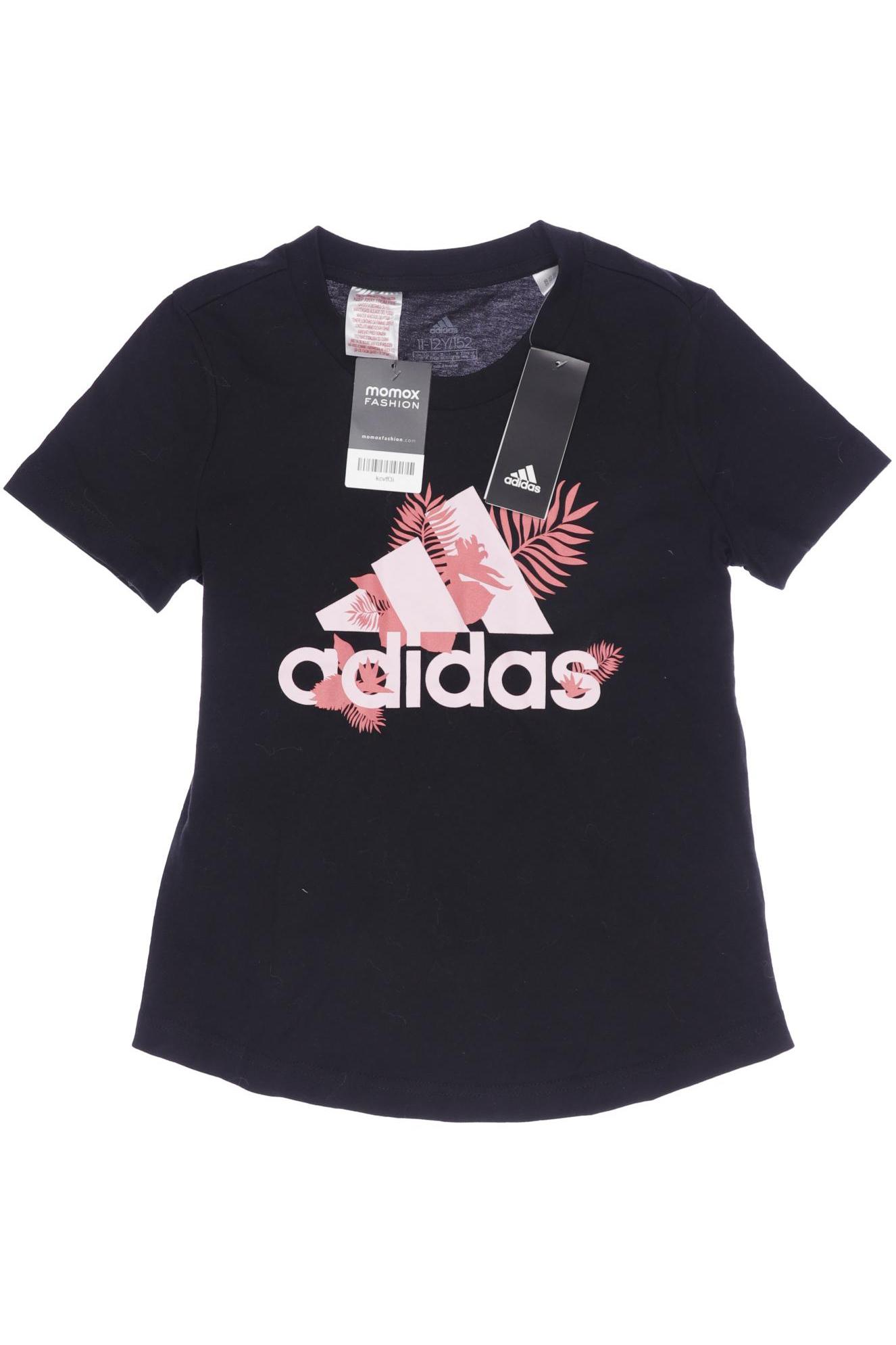 

adidas Mädchen T-Shirt, schwarz