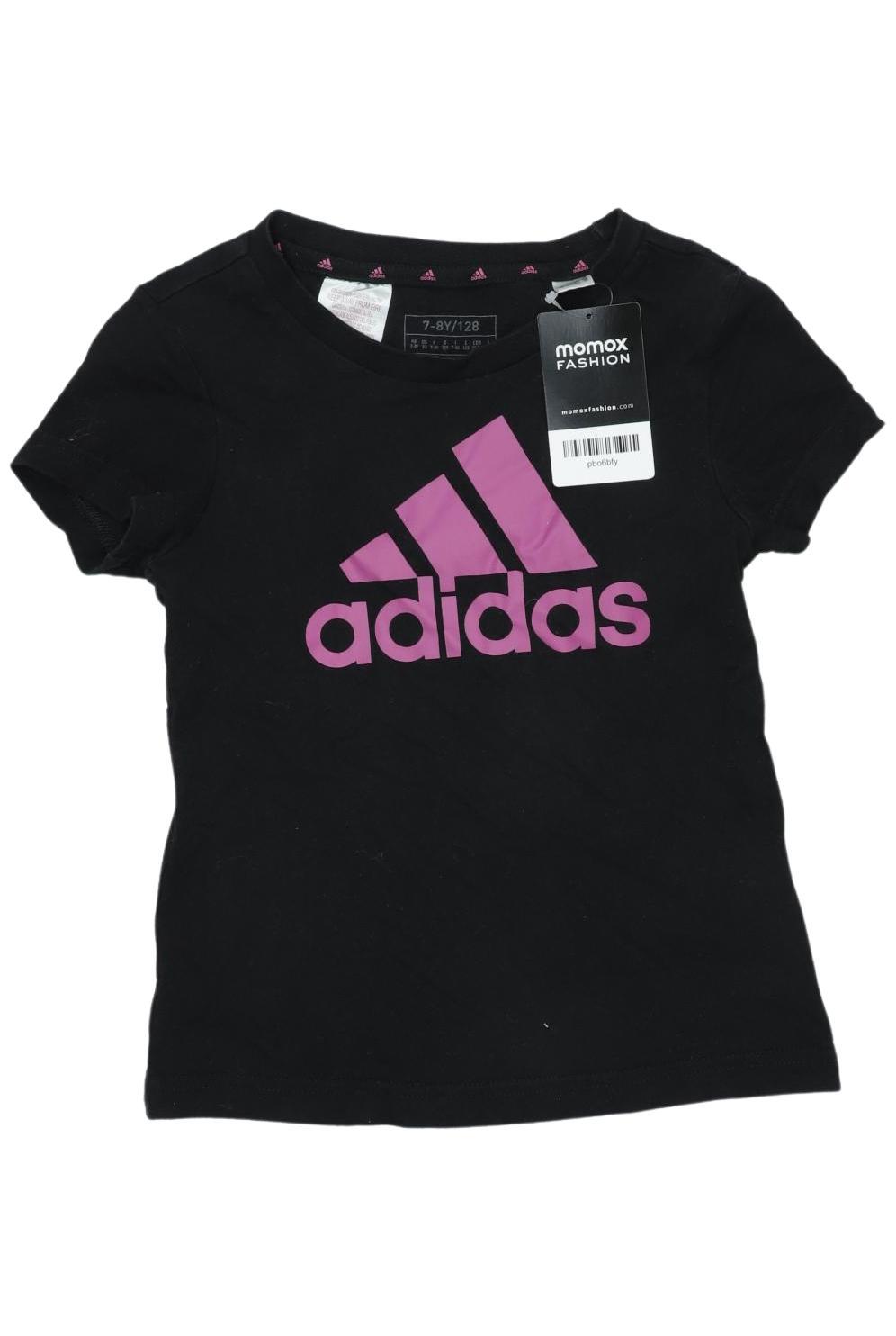 

adidas Mädchen T-Shirt, schwarz, Gr. 128