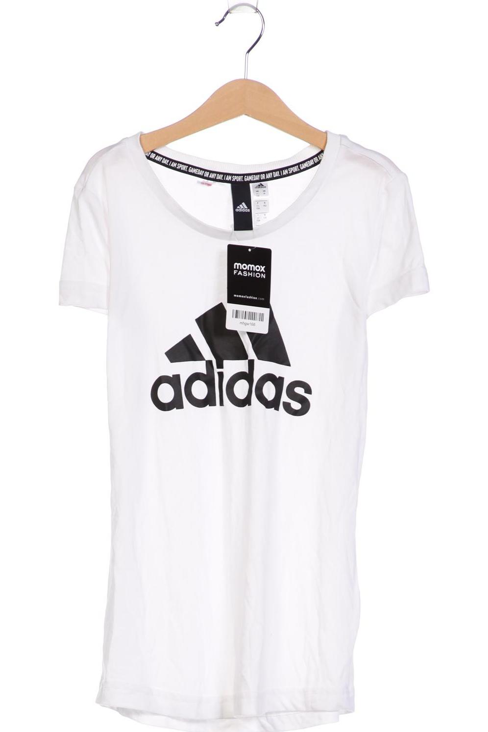 

adidas Damen T-Shirt, weiß, Gr. 152
