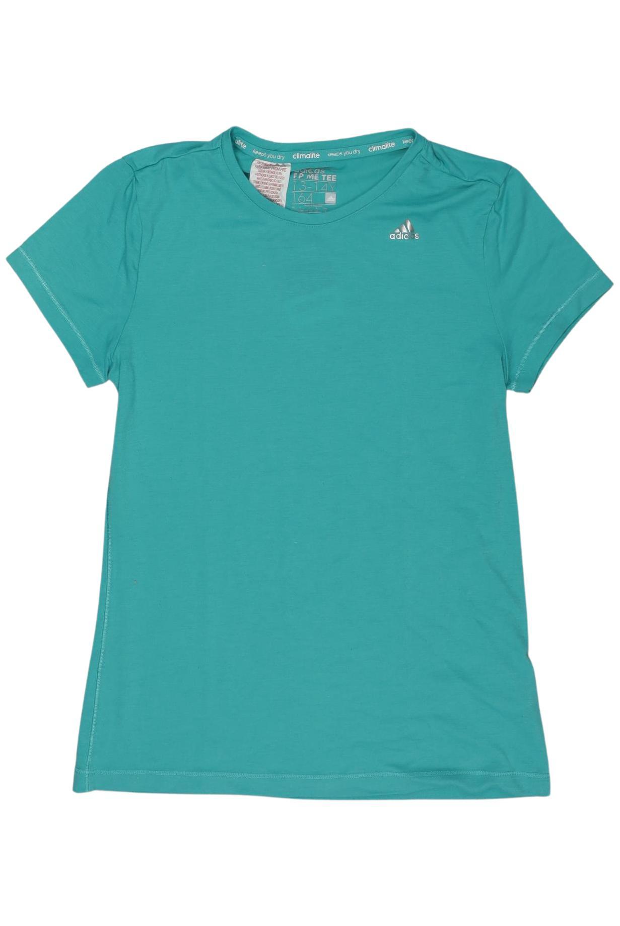 

adidas Mädchen T-Shirt, türkis, Gr. 164