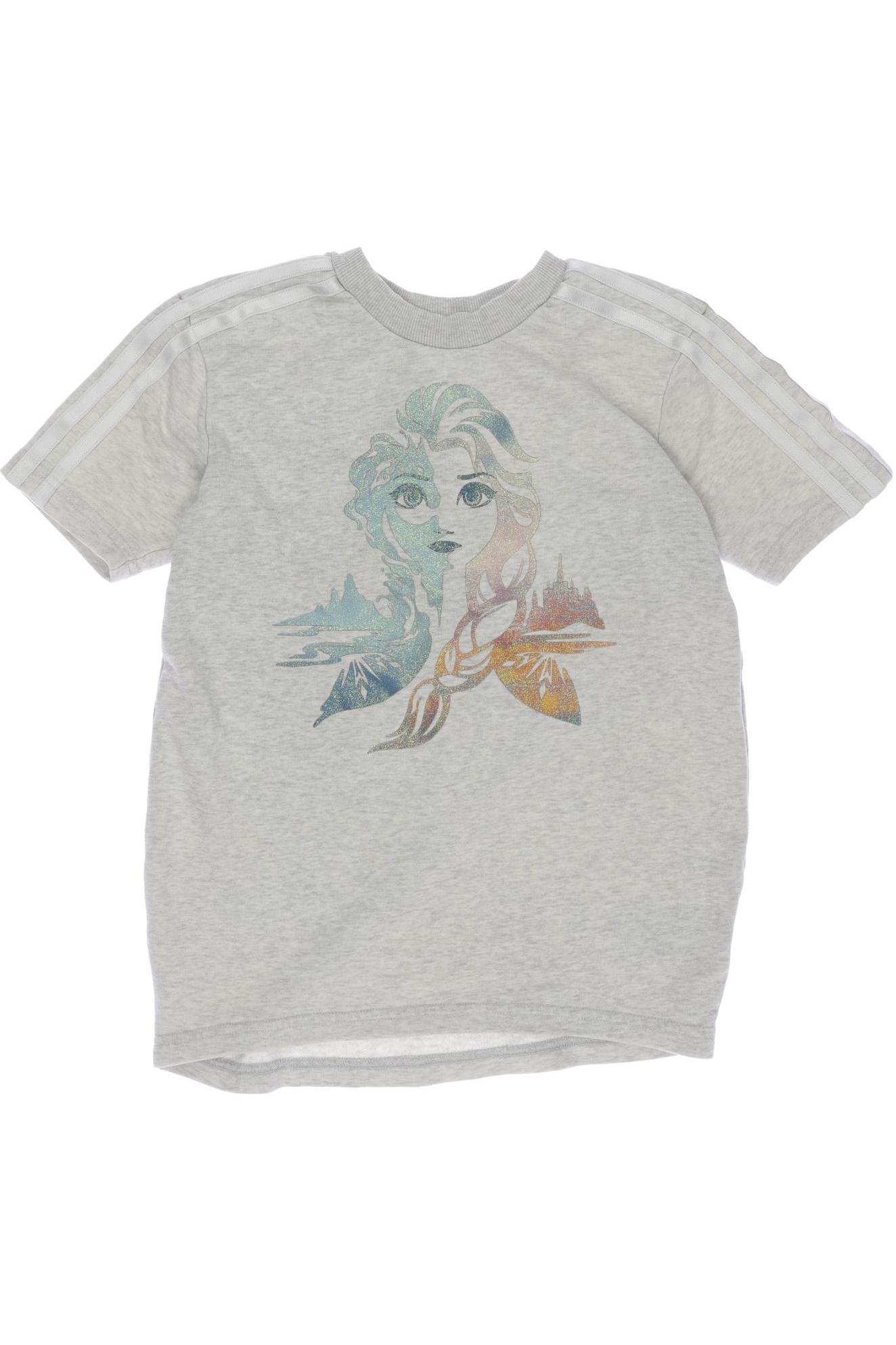 

adidas Damen T-Shirt, grau, Gr. 116