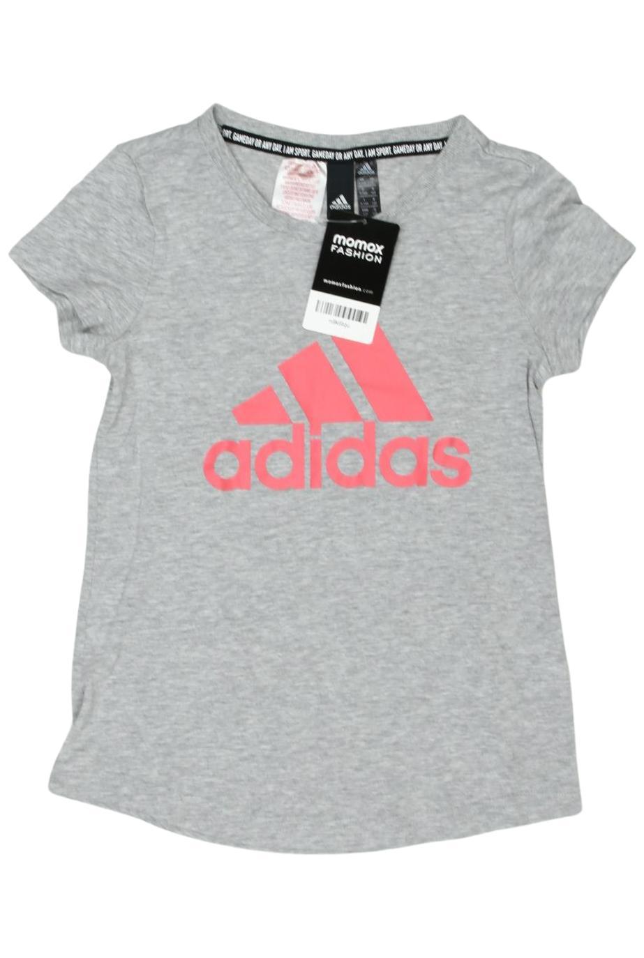 

adidas Damen T-Shirt, grau, Gr. 140
