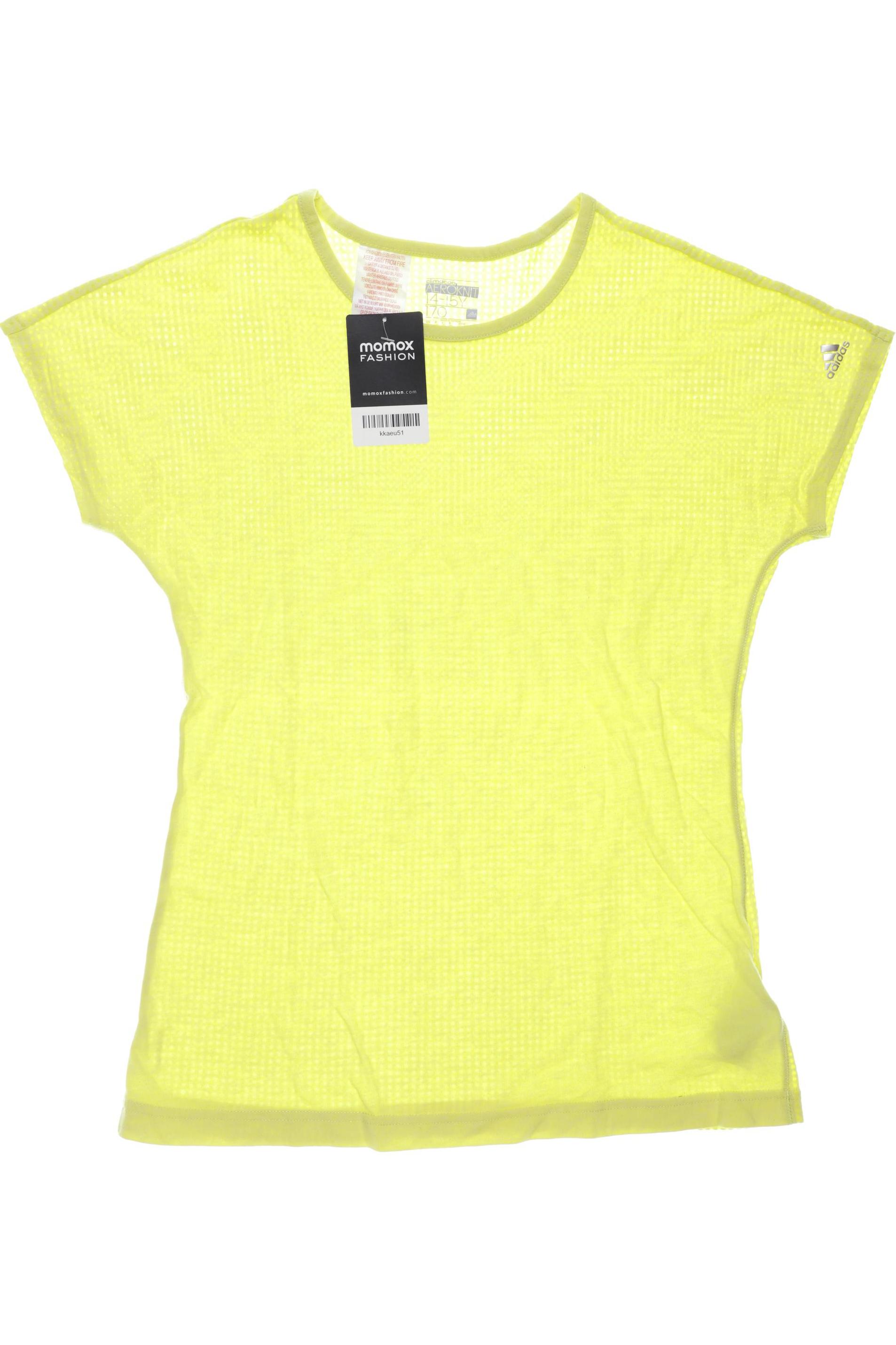 

adidas Damen T-Shirt, gelb, Gr. 170