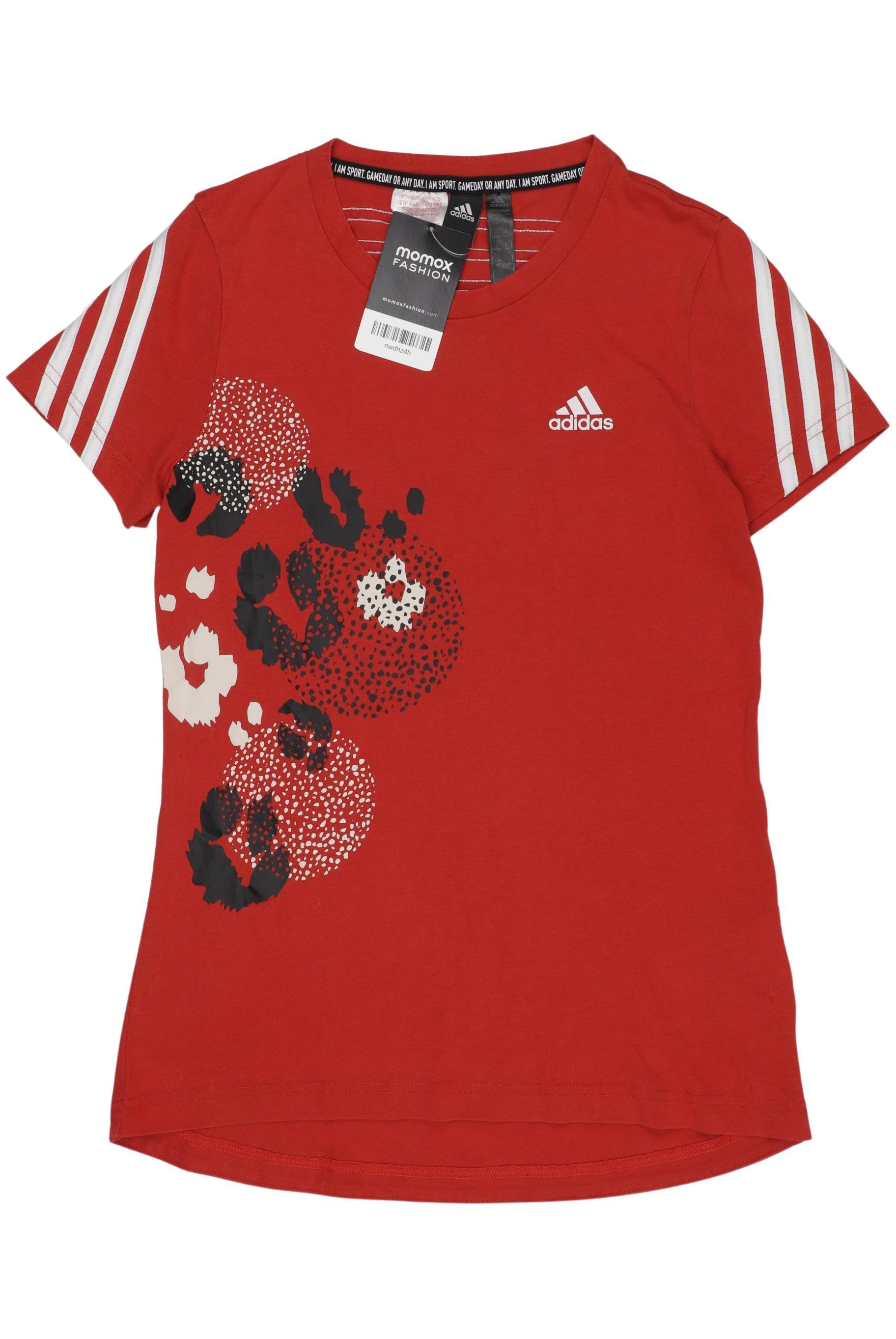 

adidas Damen T-Shirt, rot, Gr. 164