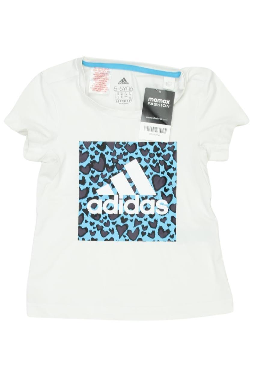 

adidas Damen T-Shirt, weiß, Gr. 116