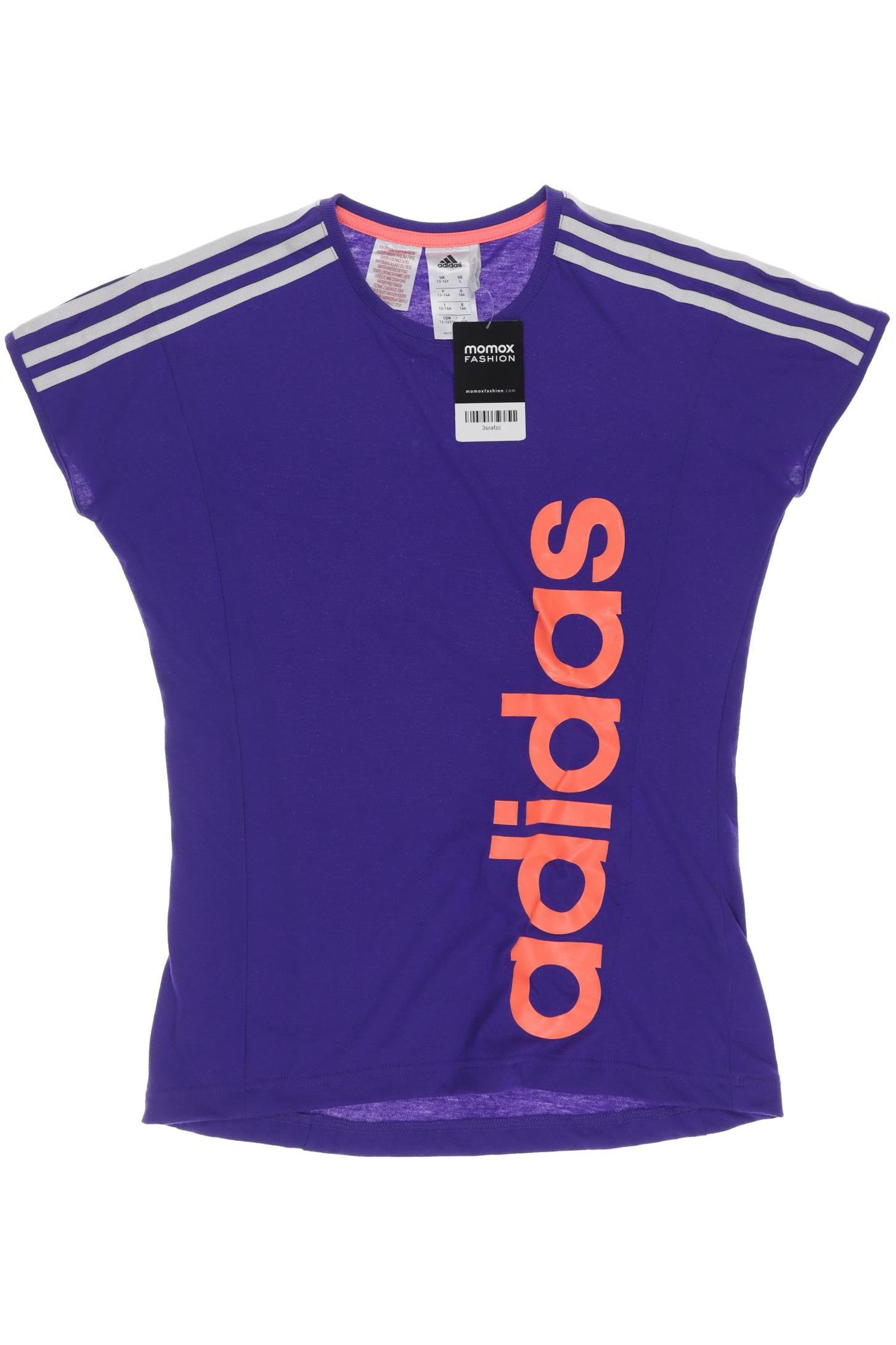 

adidas Damen T-Shirt, flieder, Gr. 164